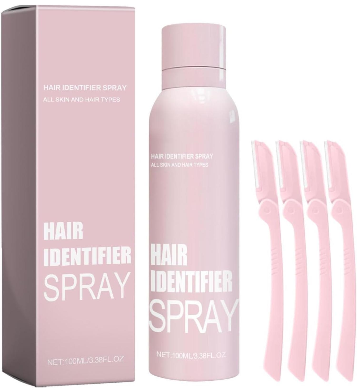 Hair Identifier Spray for Face Shaving Hair Identifier Spray for Dermaplaning Facial Hair Identifier Spray Skin Dermaplaning Spray for Face Hair Removal Spary for Skin Body(1 Set) - Buy Online on GoSupps.com