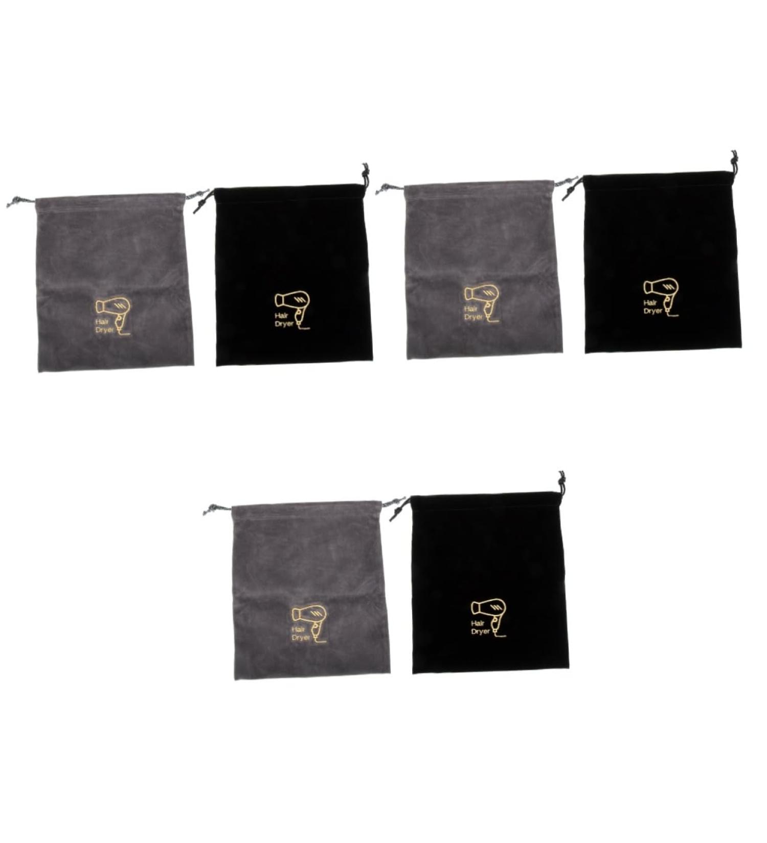NOLITOY 6 Pcs Hair Dryer Bag Hair Dryer Storage Pouches Hair Dryer Storage Bags Makeup Travel Bag Flannel - Buy Online on GoSupps.com