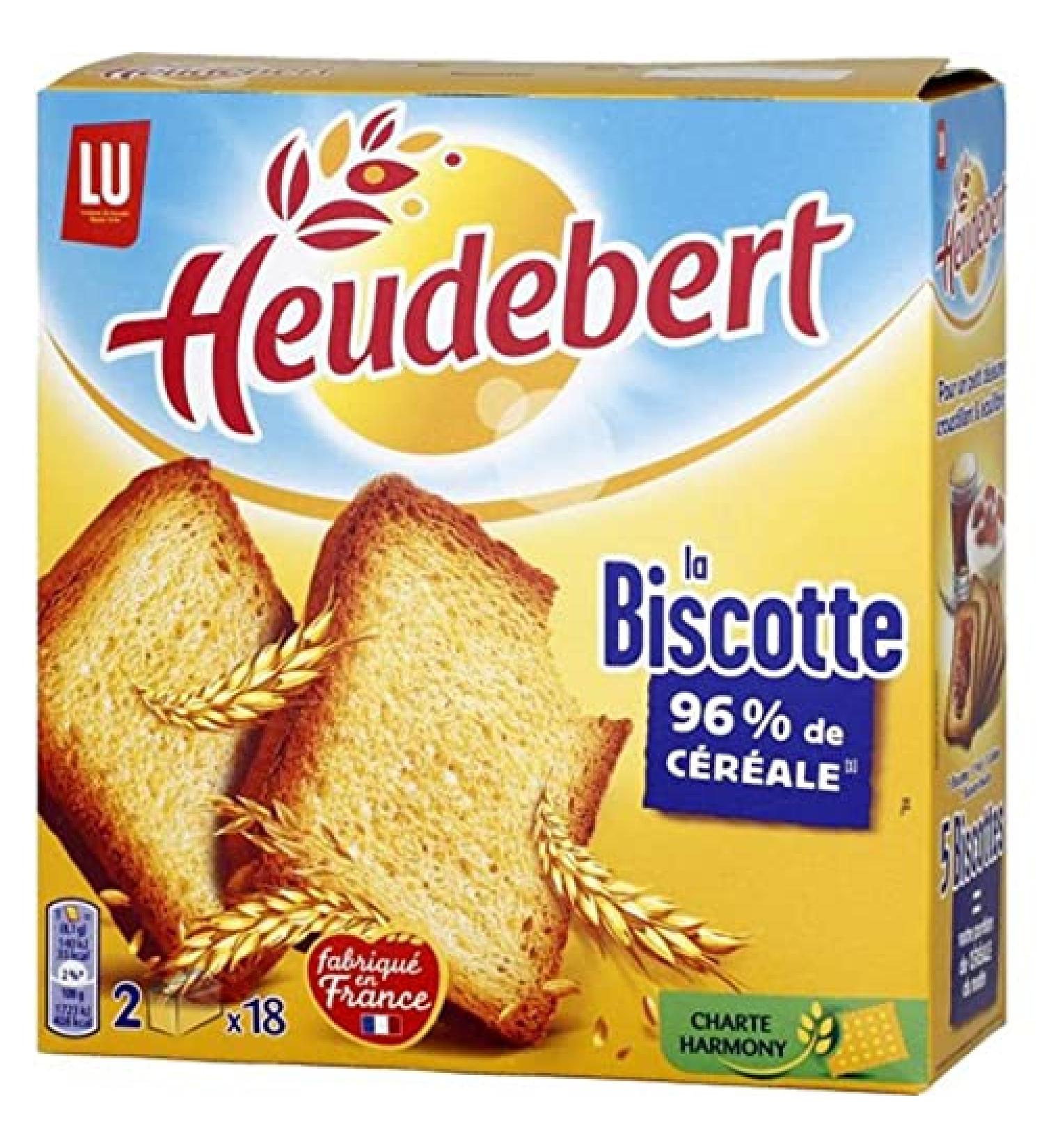 LU Heudebert La Biscotte 96% Cereal 290g (pack of 6)