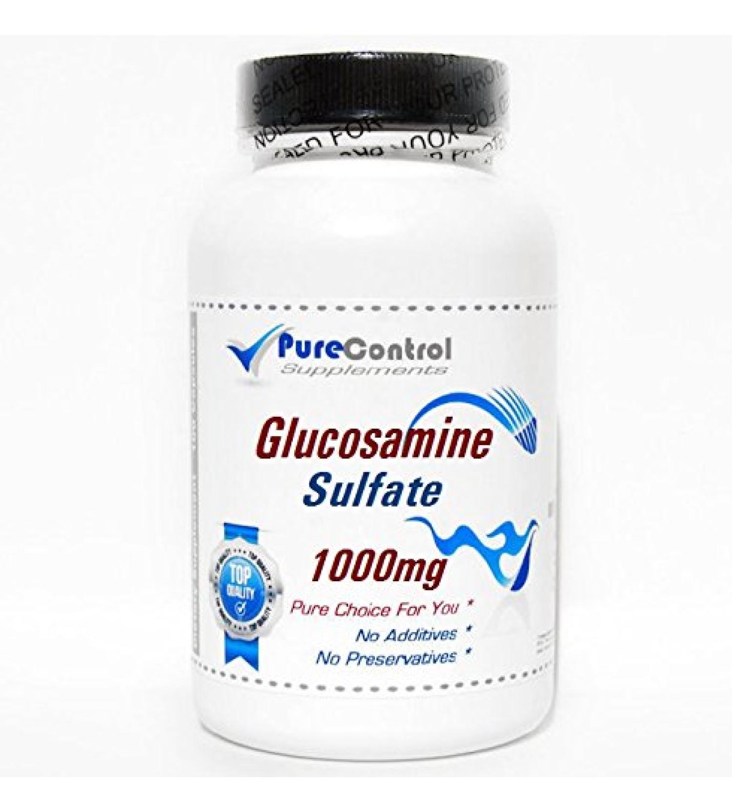 Glucosamine Sulfate 1000mg // 100 Capsules // Pure // by PureControl Supplements