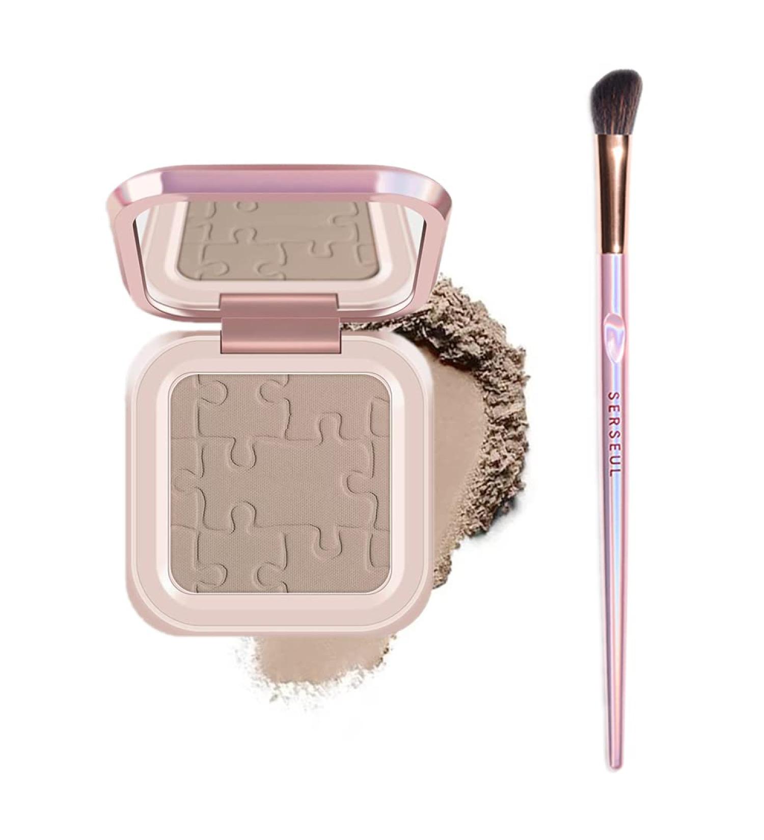 Mysense Single Contour Palette - Silky Smooth Face Contour Kit with Mirror & Brush - Buy Online on GoSupps.com