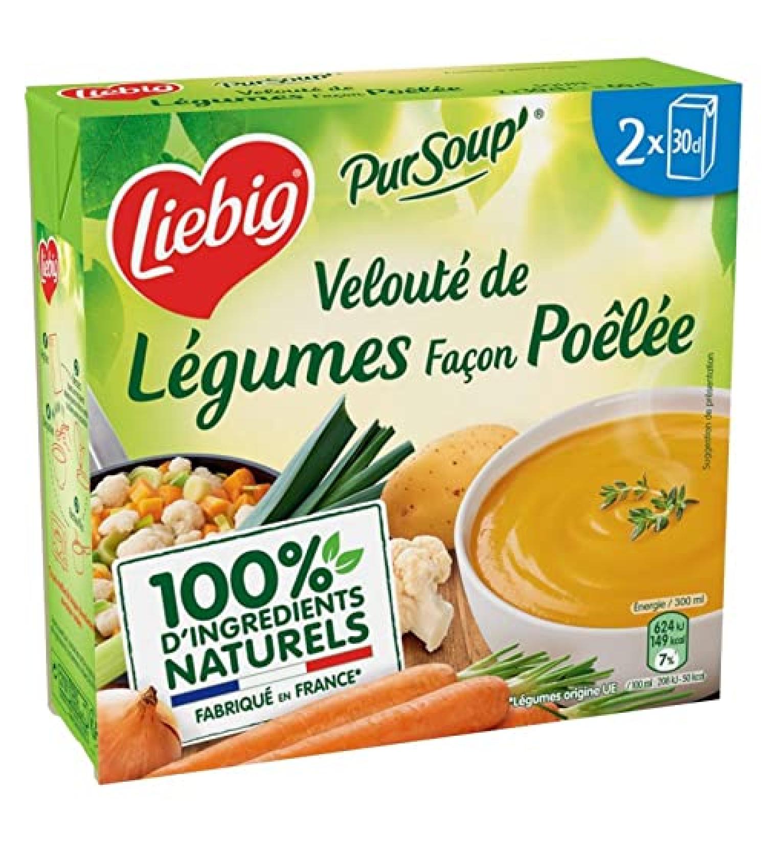 LIEBIG - Pursoup Creamy Fried Vegetable Soup Bricks 600ml - Pack of 4 - Buy Online on GoSupps.com