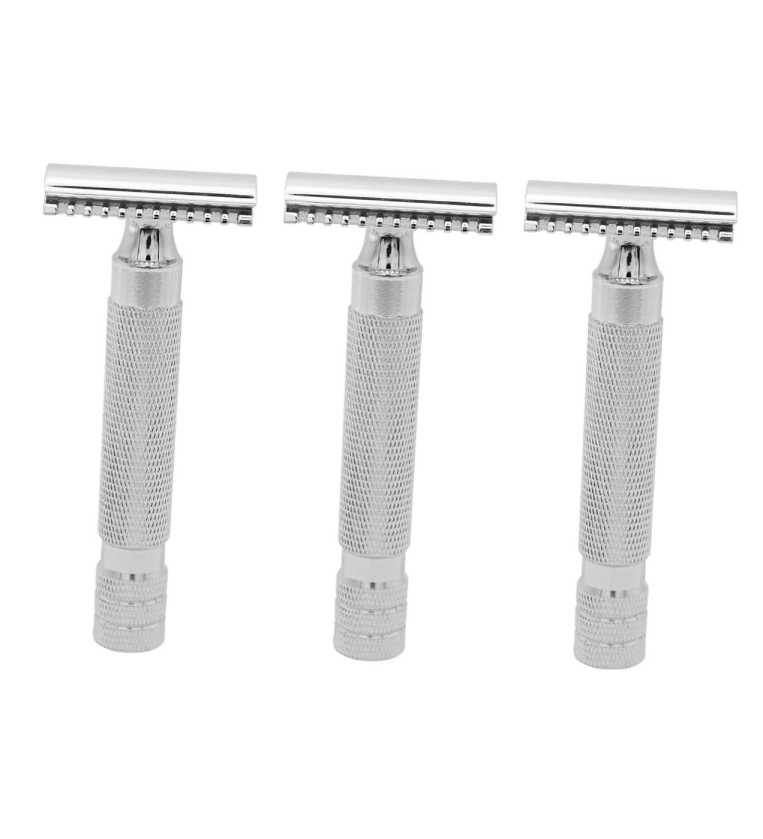 Beavorty 3-St Razor for Men | Premium Wood & Steel Shaving Razor - Afeitadora de Barba para Hombre - Buy Online on GoSupps.com