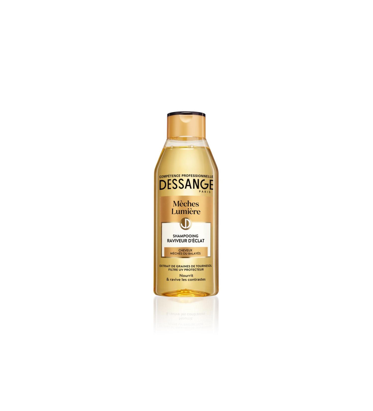 DESSANGE - Nutri-Lustrant Mèches Lumière Shampoo - Formula Enriched With Sunflower Seed Extracts & Protective UV Filter - Nourishes & Revives Shine - For Highlighted Hair - 250 ml