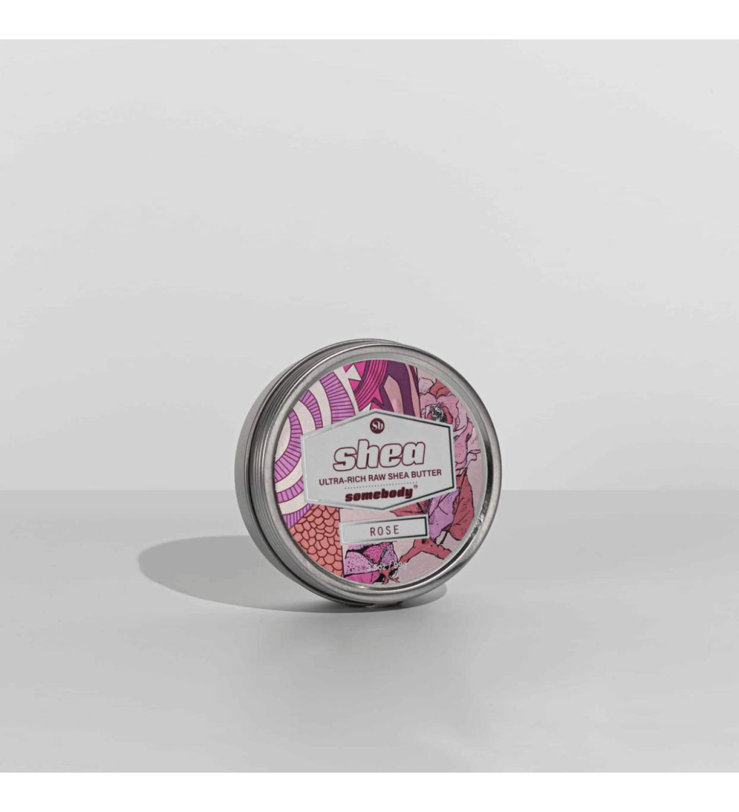 Shea Brand Rose Shea - Raw Organic Shea Butter for Dry Skin Lips Hair Eczema Scars & Burns - 3.5oz (1 Pack) - International Shipping - Buy Online on GoSupps.com