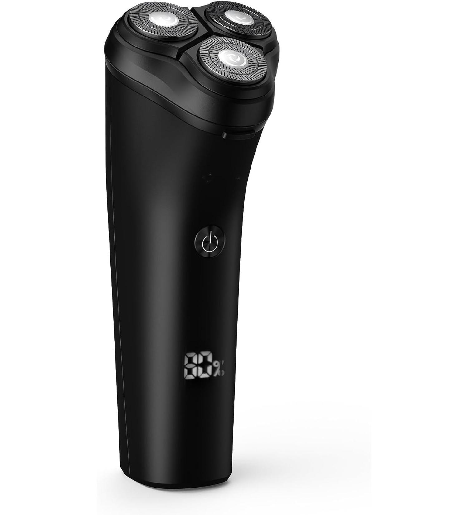GeRRiT Electric Shavers for Men - Rechargeable IPX7 Waterproof Rotary Shaving Razors with Smart LED Screen - Buy Now - Buy Online on GoSupps.com