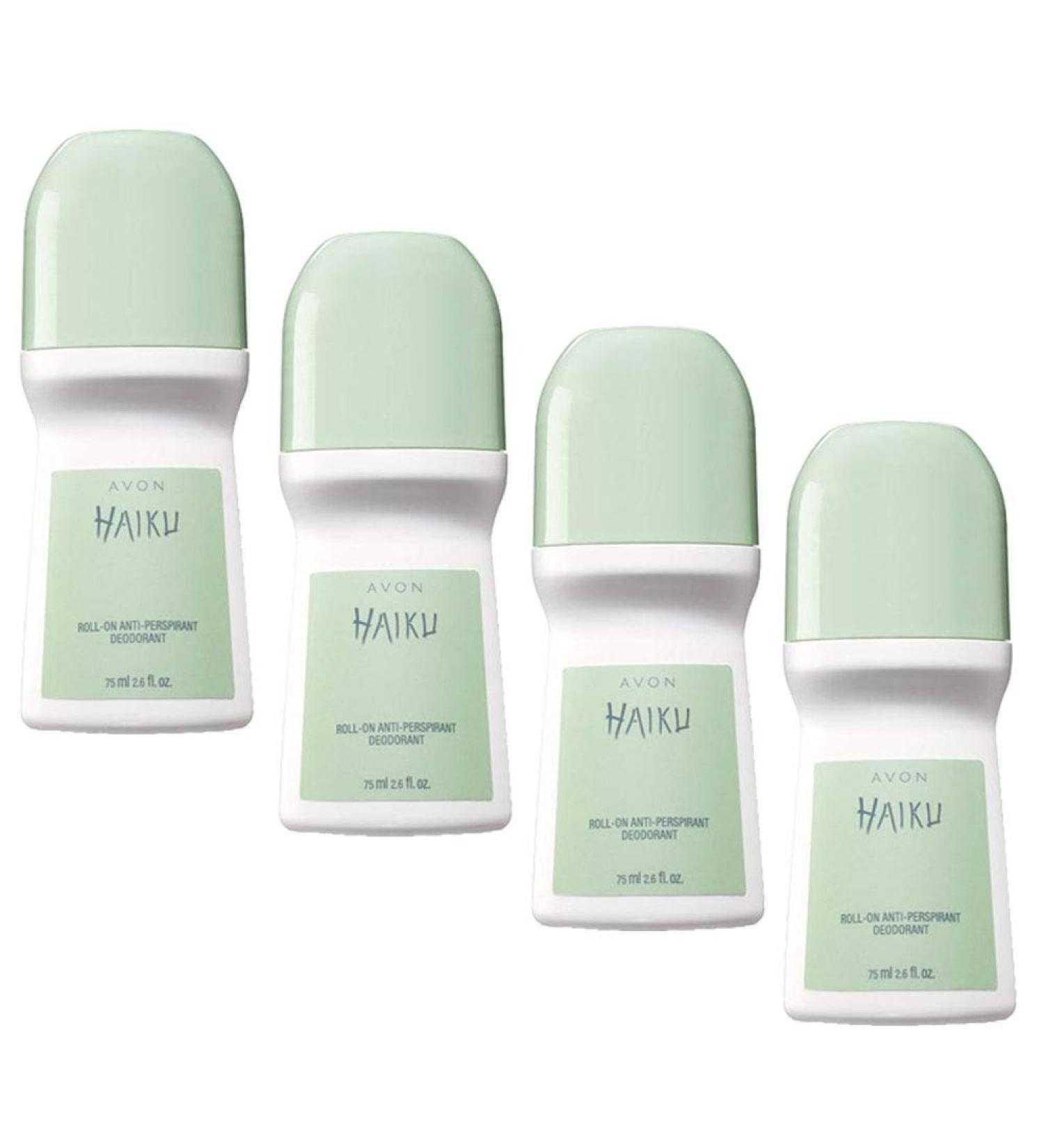 Avon Haiku Roll-on Anti-perspirant Deodorant 2.6 oz (4-Pack) - Buy Online on GoSupps.com