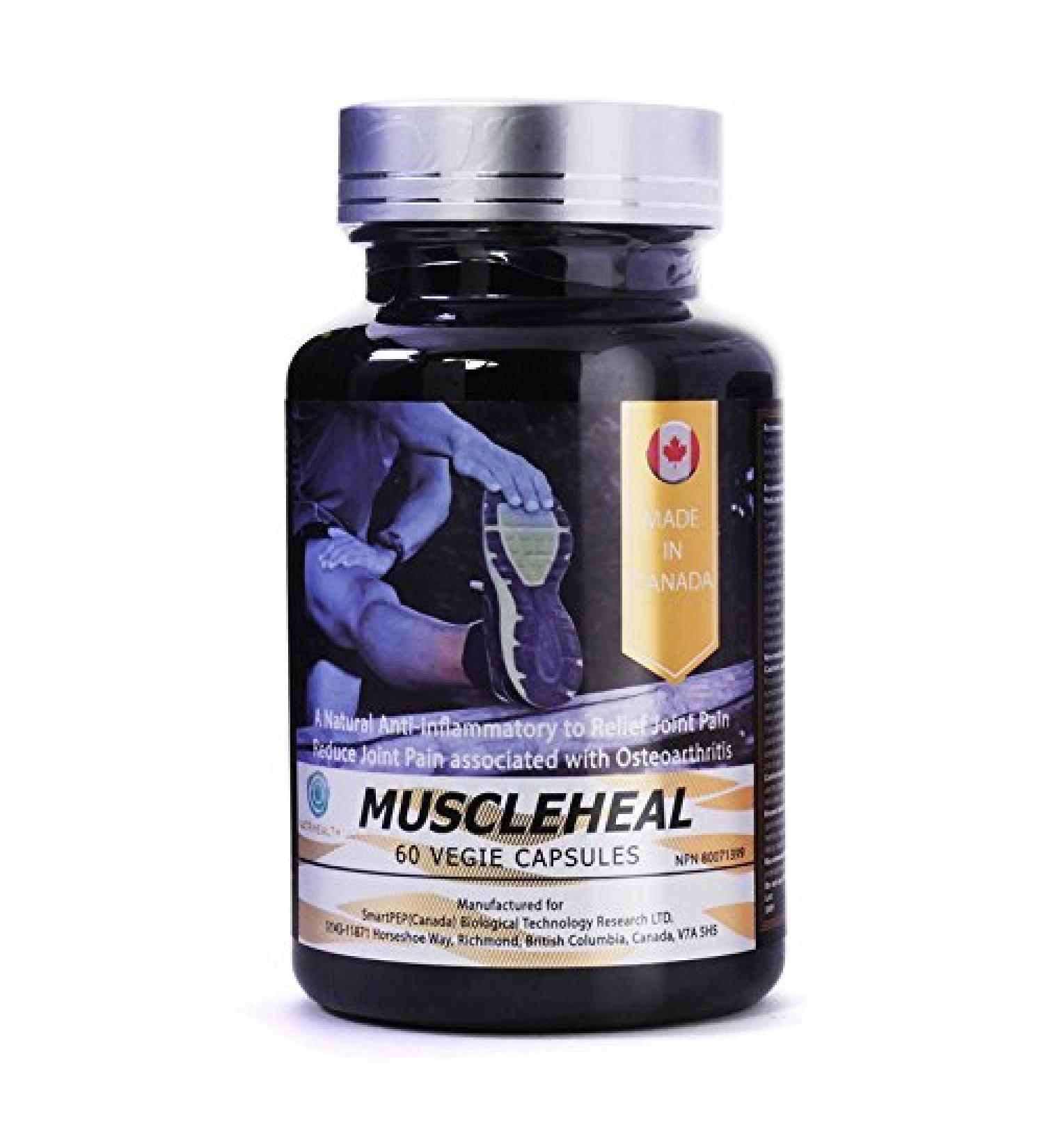 Natrihealth MuscleHeal Reduce Joint Pain Associated with Osteoarthritis 60 Veggie Capsules - Buy Online on GoSupps.com