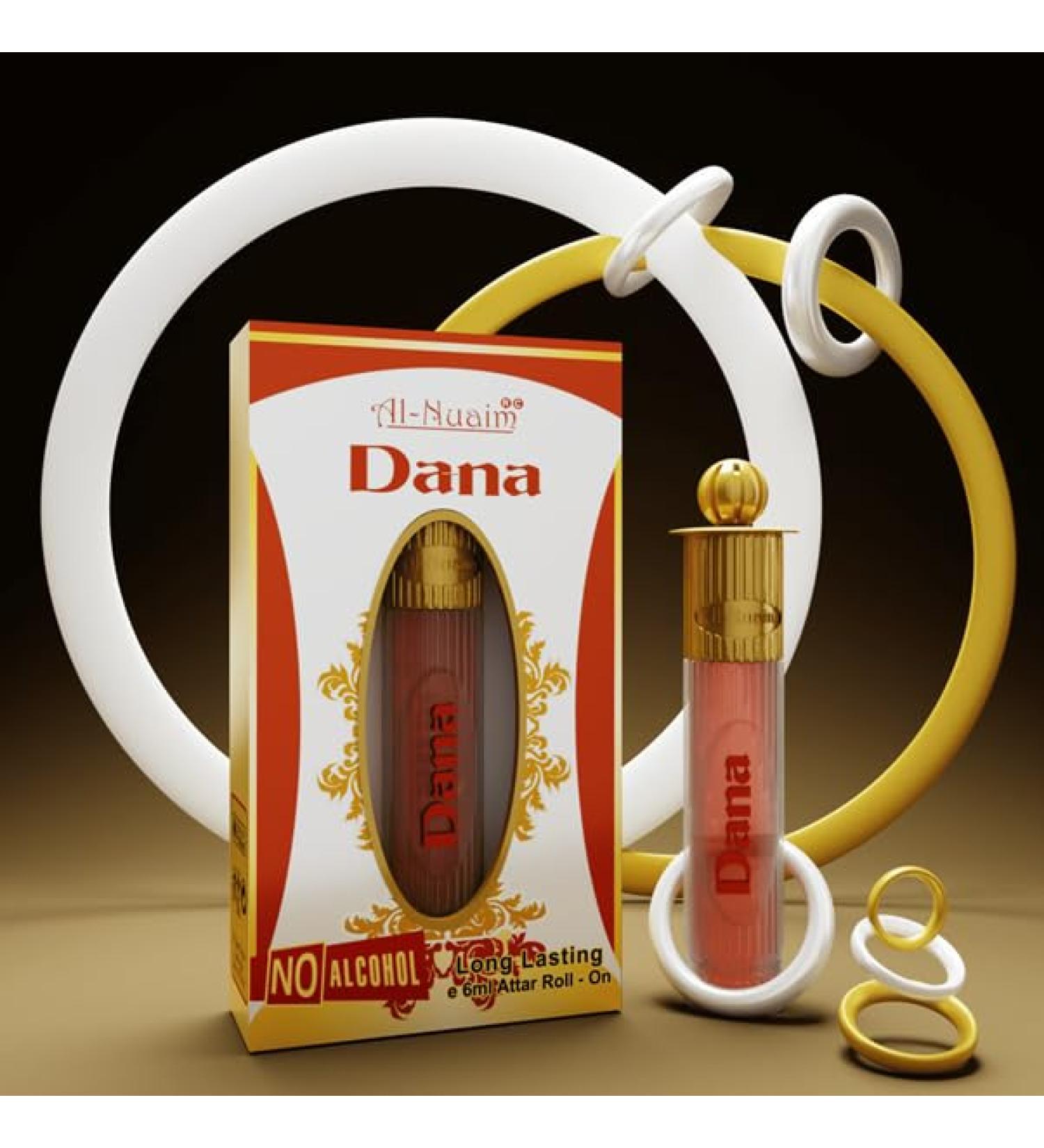 Dana 6ML Itr Perfume Unisex Attar Long Lasting Atar Frangrance Oil Attar Roll On Bottle Itar 0.20-Floz