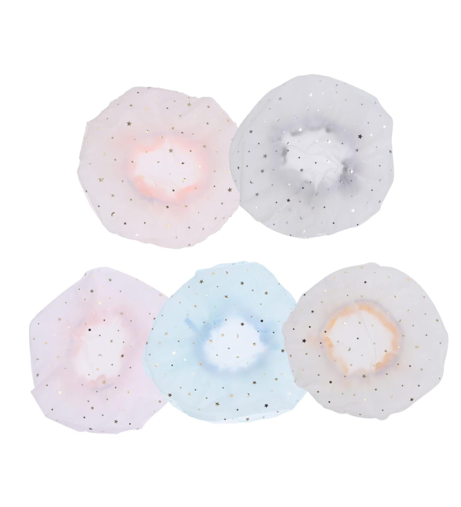 FOMIYES 5pcs Silk Shower Caps for Girls and Women - Ideal for Sleeping, Bathing, and Salon Use - Buy Online on GoSupps.com