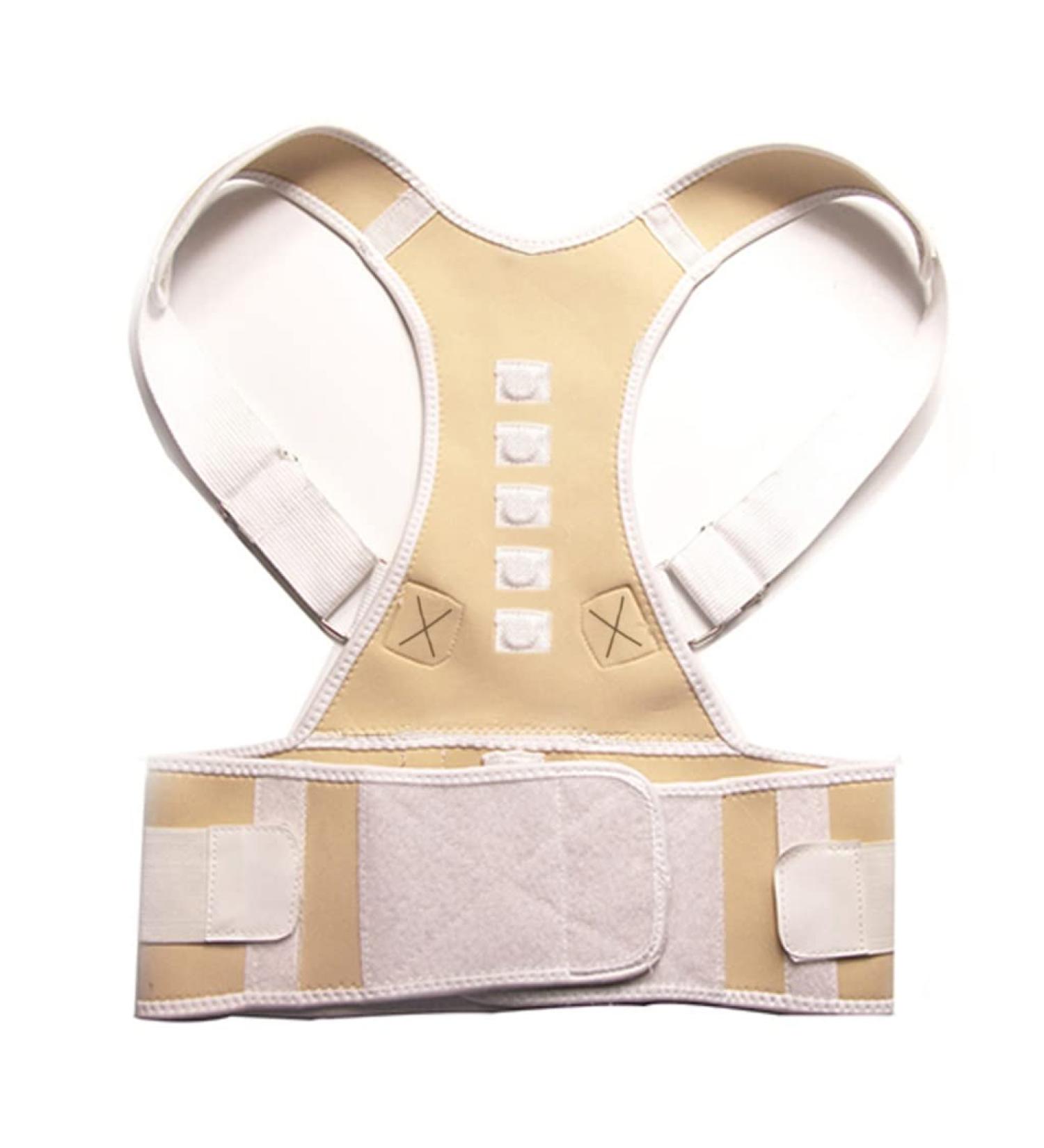 DFHBFG Posture Corrector Brace - XL Beige Shoulder & Back Support Belt for Improved Posture - Buy Online on GoSupps.com