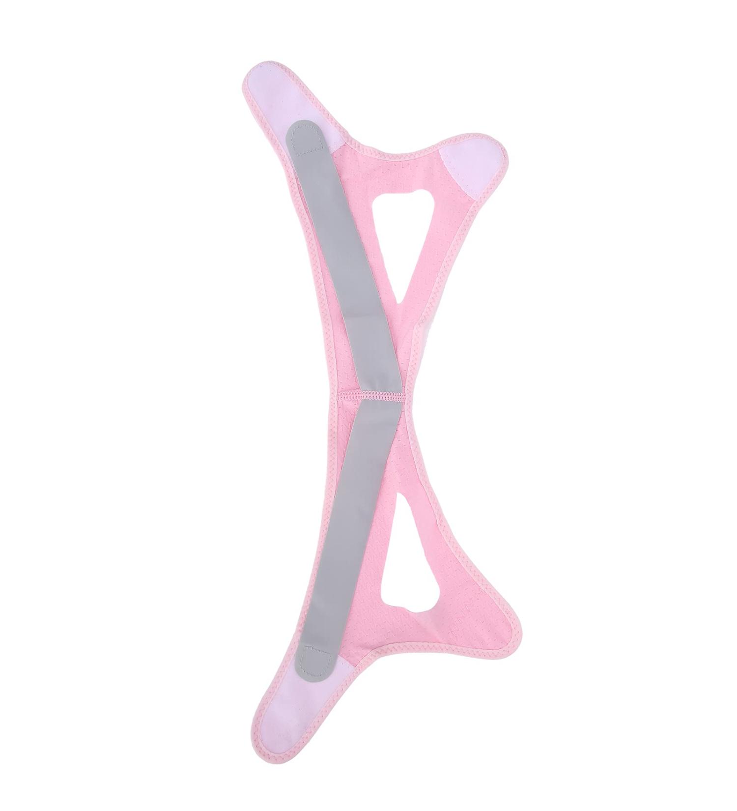 Qukaim V Face Slimming Belt V Face Slimming Belt Facial Strap Double Chin Reducer Pink - Buy Online on GoSupps.com