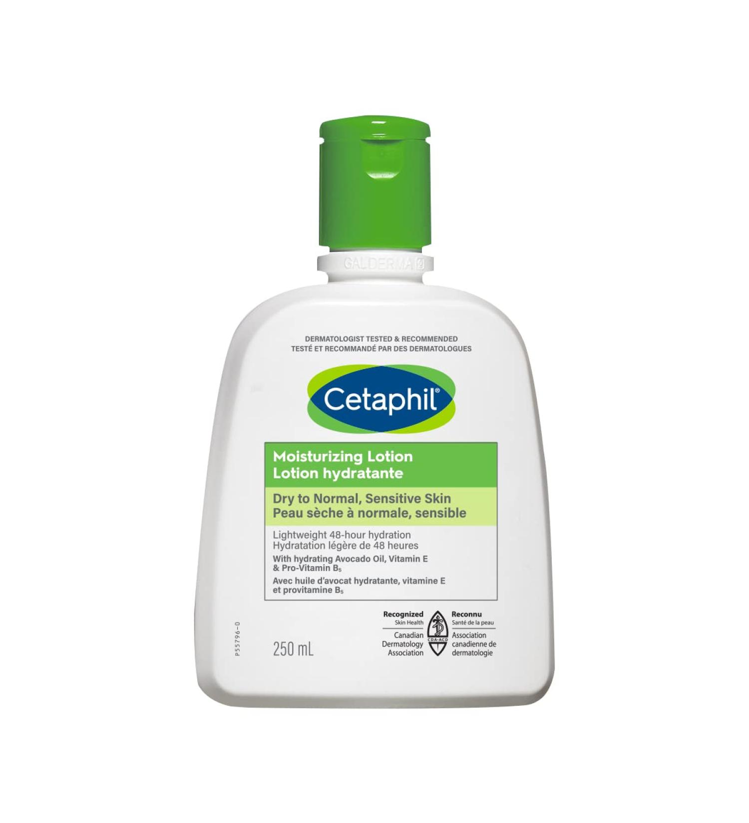 Cetaphil Moisturizing Lotion 250ml | Hydrating Body Lotion and Moisturizer for All Skin Types | Nourishing Lotion for Sensitive Skin | Fragrance Free Hypoallergenic Non-Comedogenic | Dermatologist Recommended Body Lotion 250 ml (Pack of 1) - Buy Online on GoSupps.com
