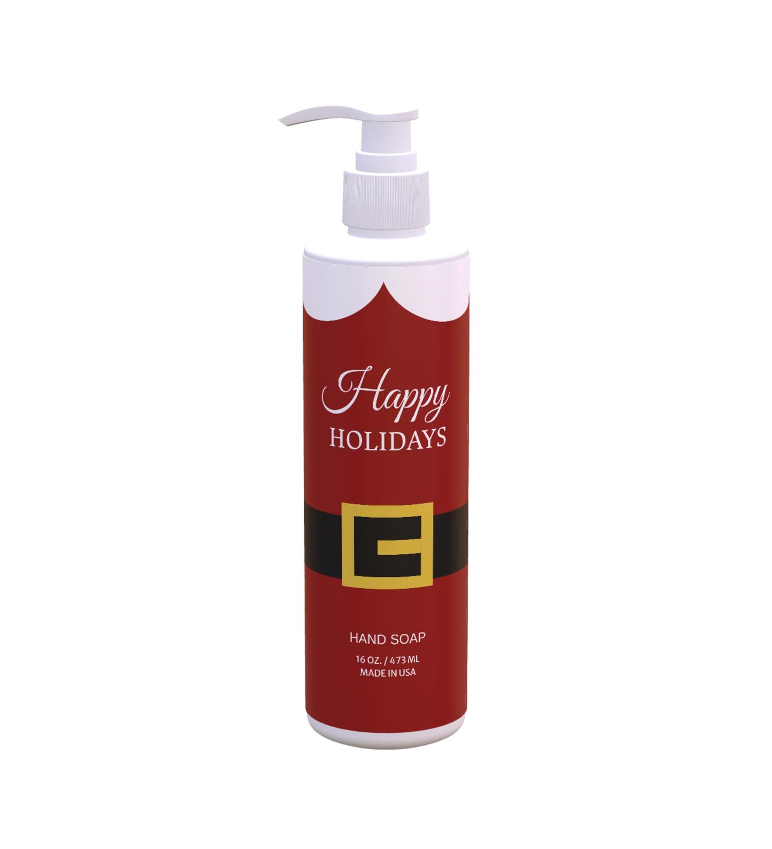 Christmas Hand Soap Santa Design | Fresh Green Tea & Lemon Scent | 1 Pack 16 oz Pump Bottle | Joyful Christmas Bathroom & Kitchen Decor | Paraben-Free Made in USA 1 16 Fl Oz (Pack of 1) - Buy Online on GoSupps.com