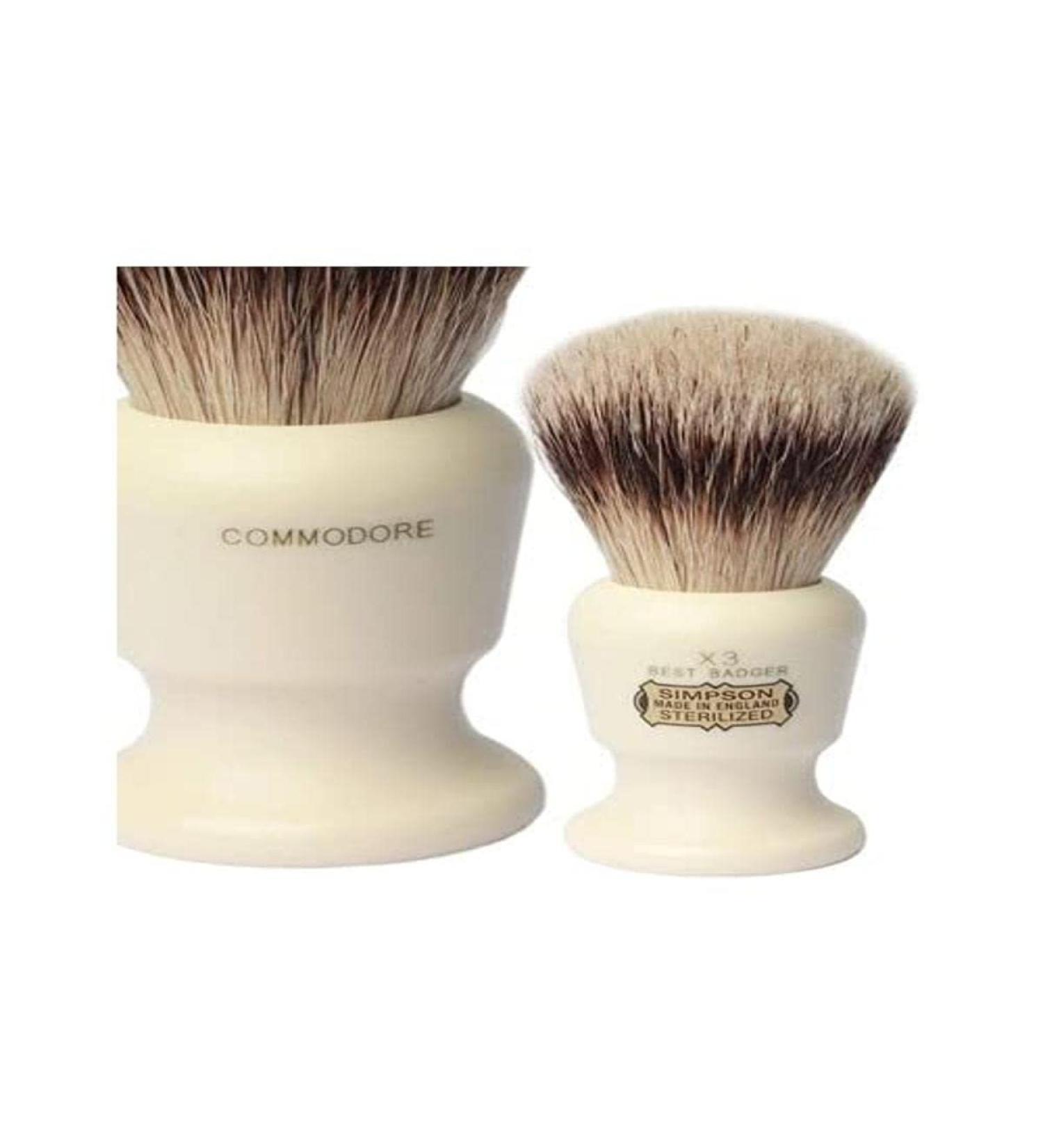 Simpsons Shaving Brushes Commodore X3 Best Badger One Size Standard