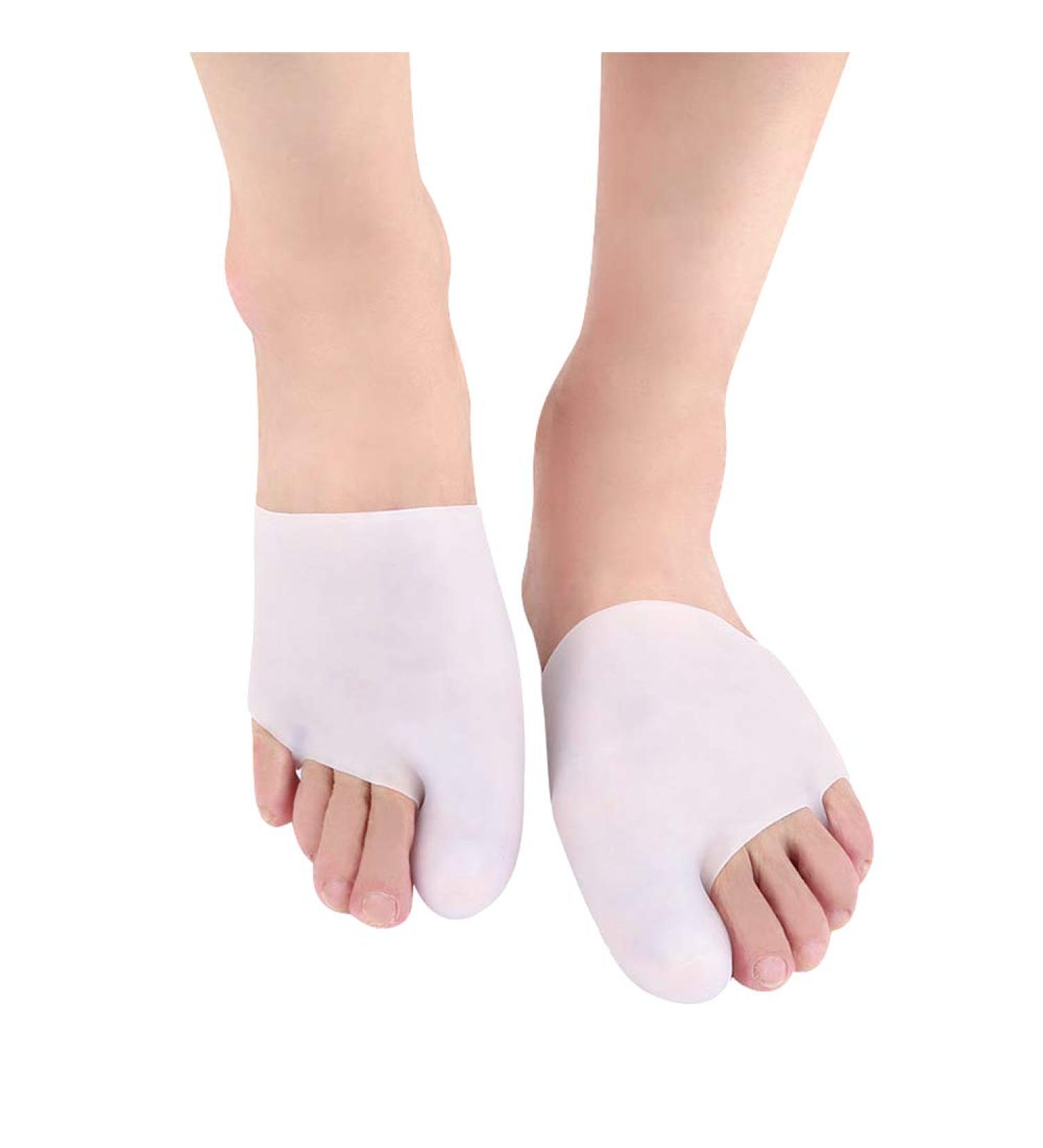 Bunion Corrector Relief Sleeve Pads | Orthopedic Hallux Valgus Brace & Toe Separators for Pain Relief - 1 Pair - Buy Online on GoSupps.com