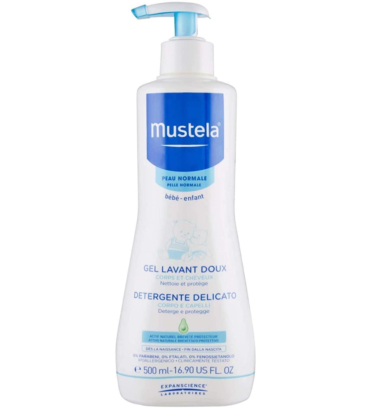 Mustela Pack of 3 bottles of gentle cleansing gel for babies Size: 3 x 500 ml - Buy Online on GoSupps.com