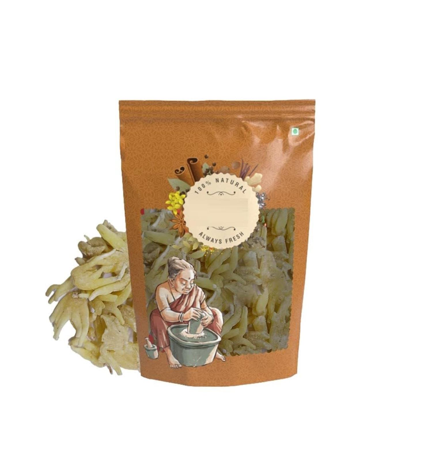 YAAJ Salam Panja (Mitha) 25 g | Dried Haddit | Panchaule Dactylorhiza Hatagirea | Salab Panja Meetha | Lucky hand root