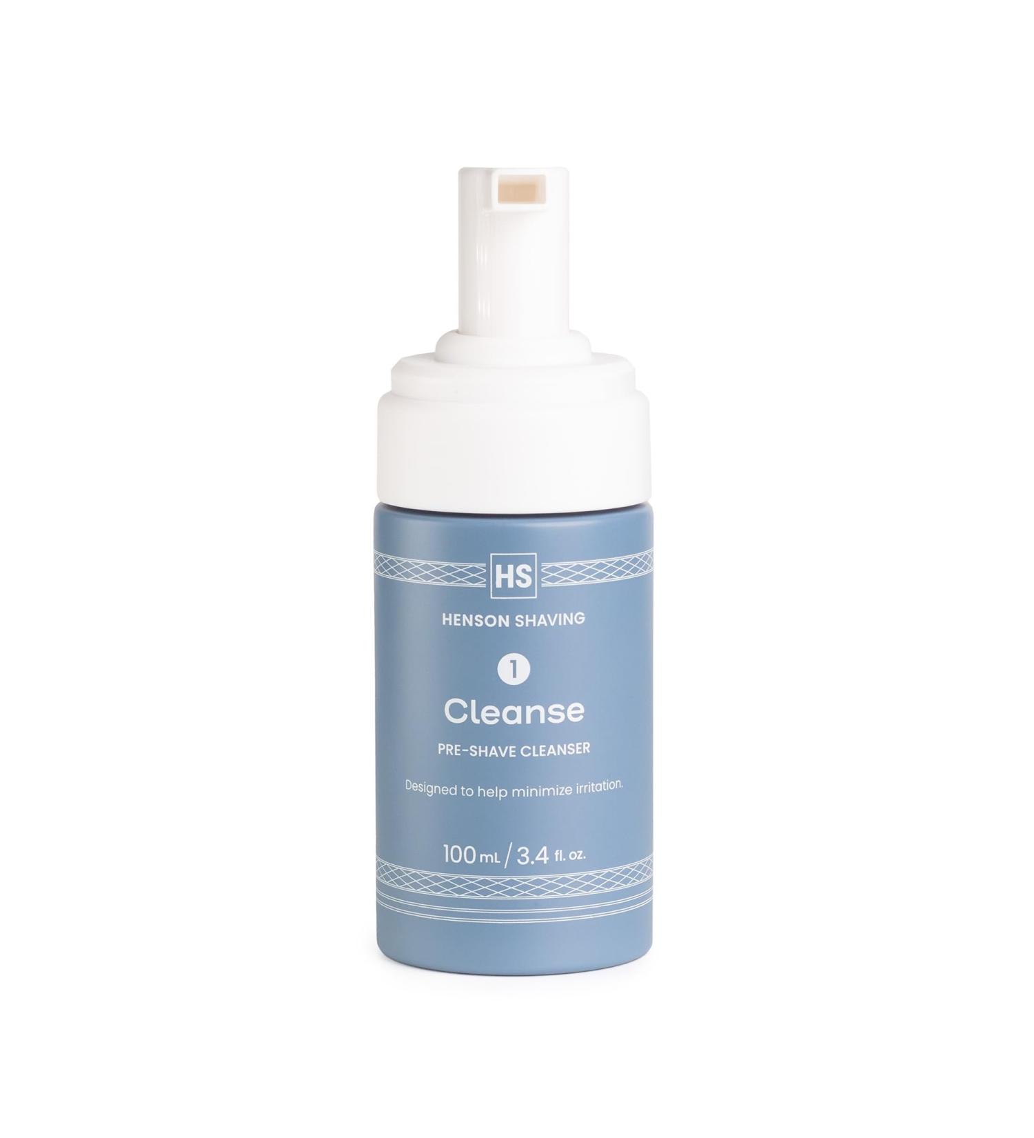 Henson Shaving Pre-Shave Cleanser Barber Formulated Skin Friendly Hydrating Facial Cleanser to Remove Dirt & Oil 3.4oz Cruelty Free Prepares Skin for a Smooth Irritation Free Shave - Buy Online on GoSupps.com