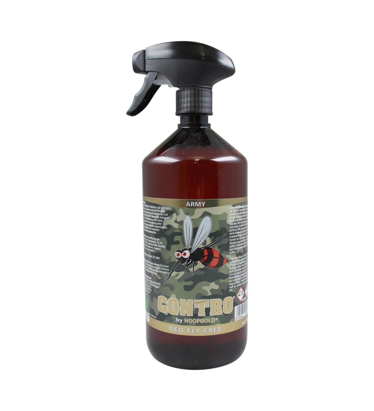 HOOFGOLD Contro Horse Fly & Horsefly Spray - Insect Repellent Horse - 1000 ml Spray Bottle