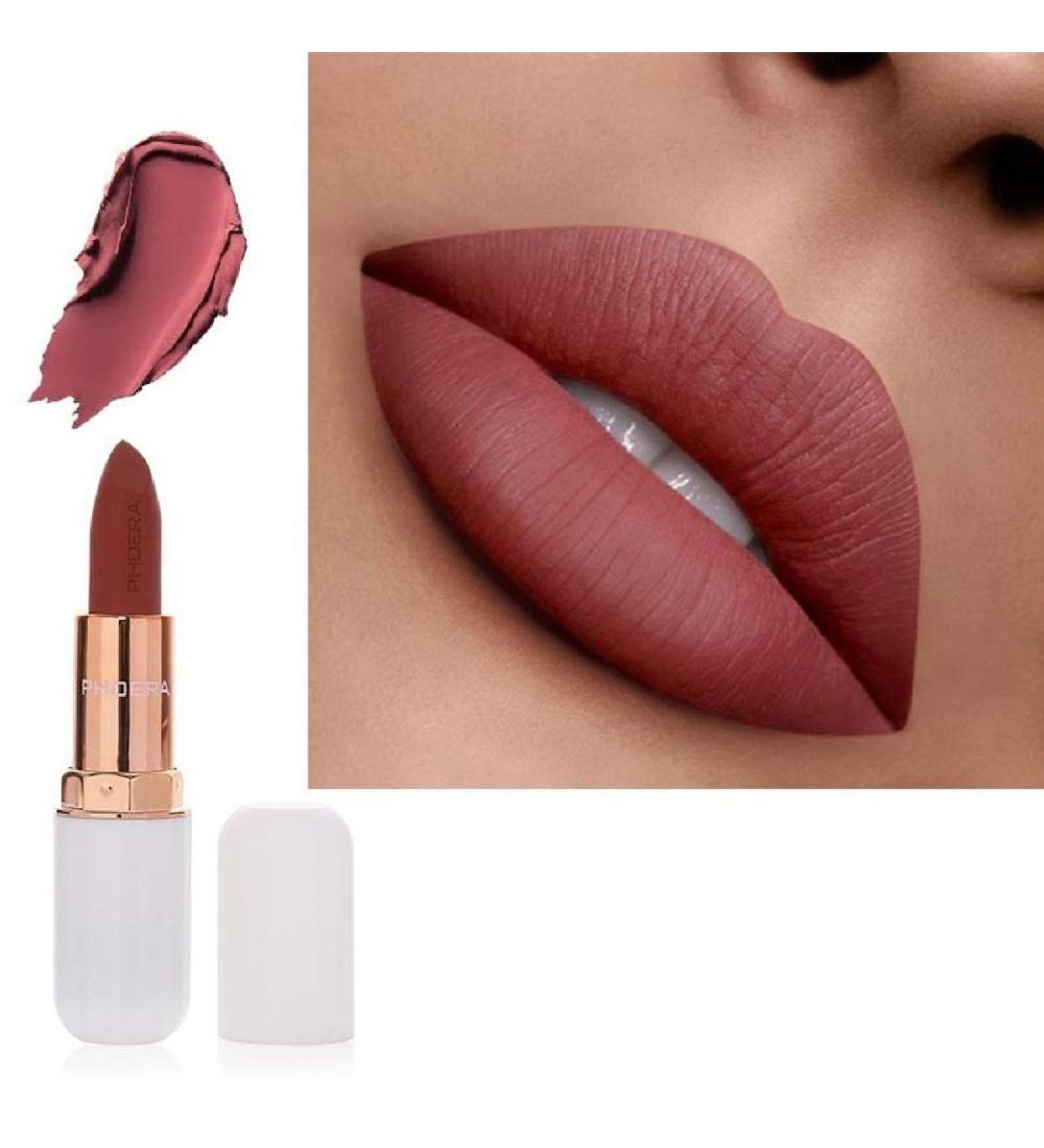 AQUAPURITY PHOERA Absolute Velvet Matte Lipstick | Long Lasting Waterproof Makeup UK - Buy Online on GoSupps.com