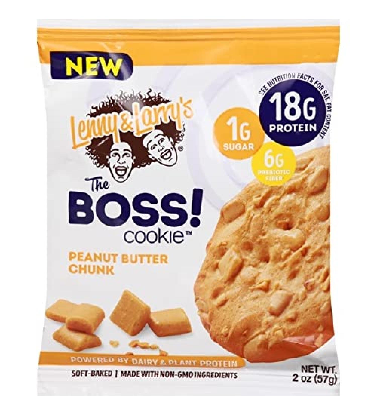 Lenny & Larry, L&L Boss Cookie Peanut Butter, 2 Ounce