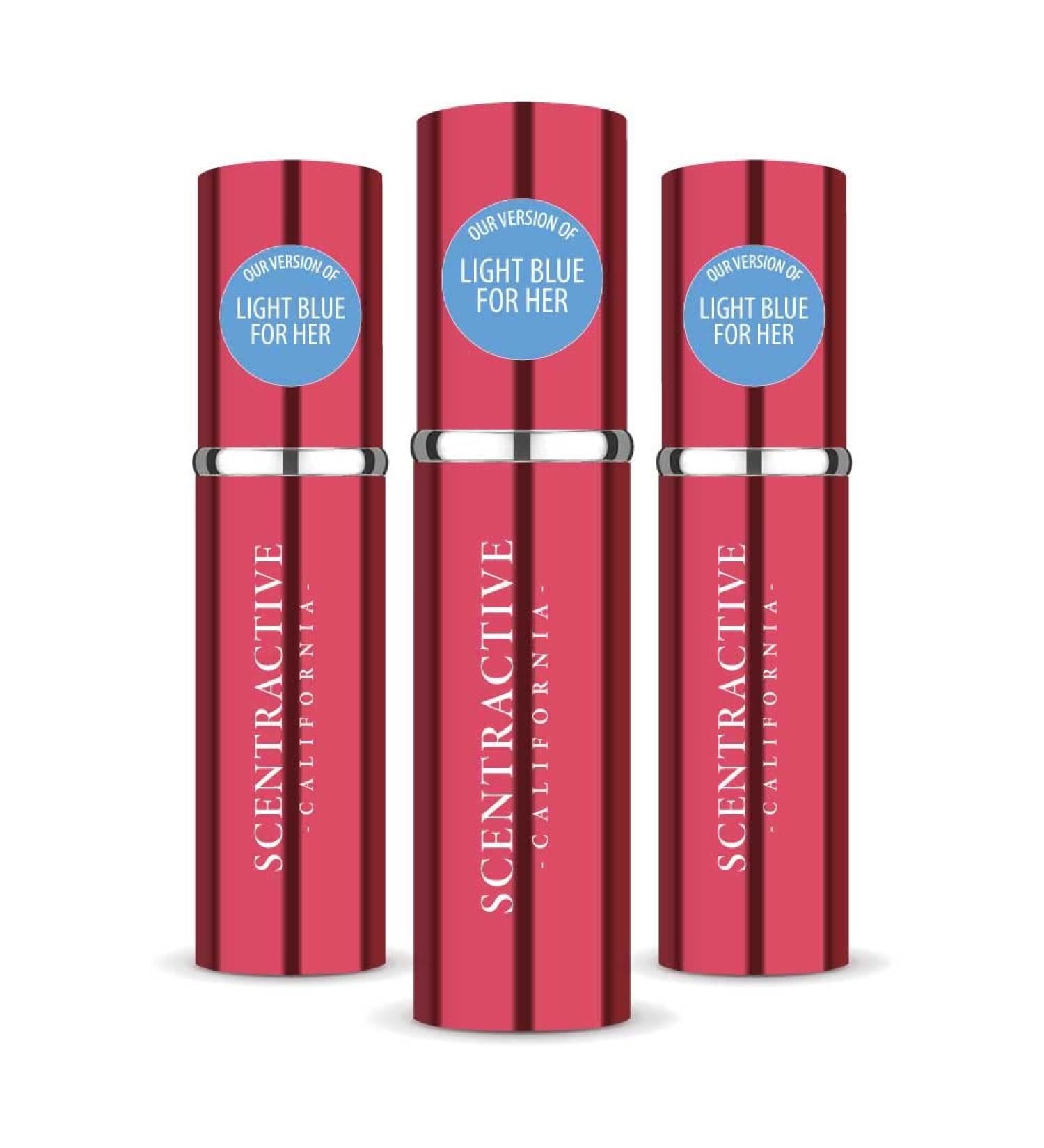 CA Perfume Impression of Dolce & Gab Light Blue For Women Replica Version Fragrance Dupes Concentrated Long Lasting Eau de Parfum Spray Refillable Atomizer Bottle 0.17 Fl Oz/5ml-X3 DOLCE & GAB LIGHT BLUE FOR WOMEN IMPRESSION 0.51 Fl Oz (Pack of 1) - Buy Online on GoSupps.com