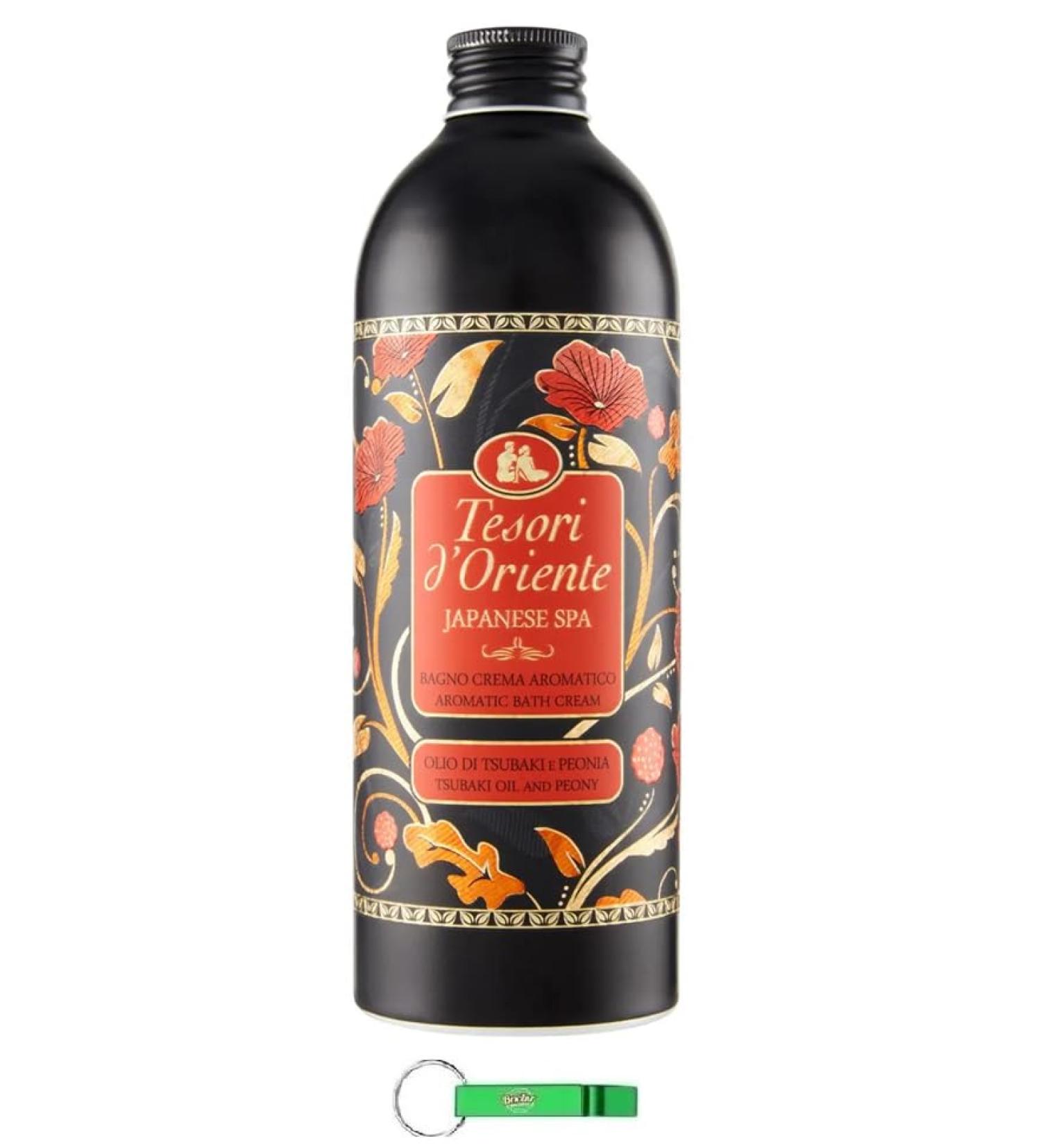 Tesori d'Oriente Bagno Lot de 8 bains moussants l'huile de Tsubaki pour rituels japonais nettoient la peau et nourrissent et hydratent 500 ml + porte-cl s Beni Culinari - Buy Online on GoSupps.com