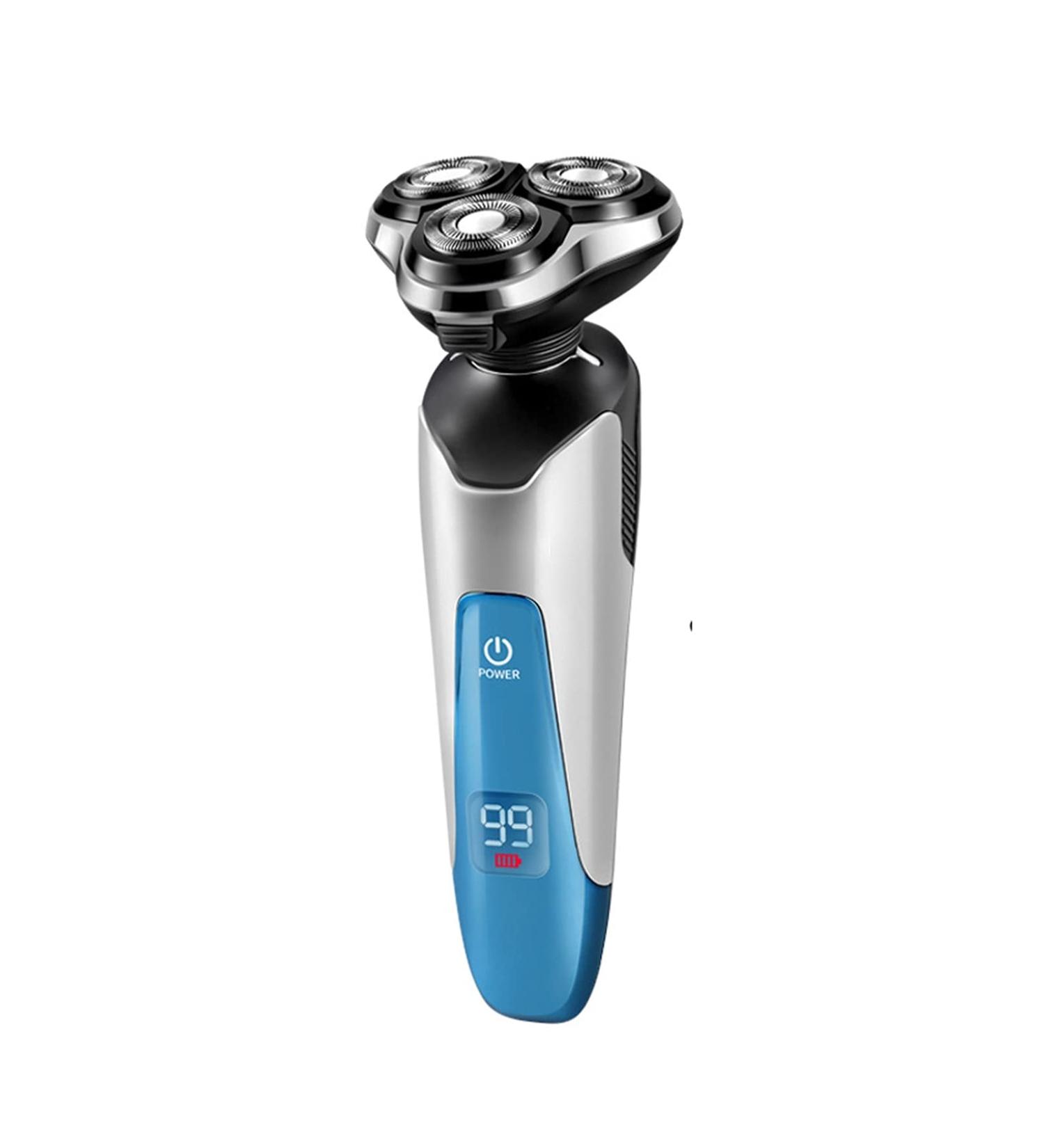 GeRRiT Electric Razor for Men - Waterproof Rotary Shaver Cordless USB Rechargeable Beard Trimmer Ideal Gift for Husband & Dad - Buy Online on GoSupps.com