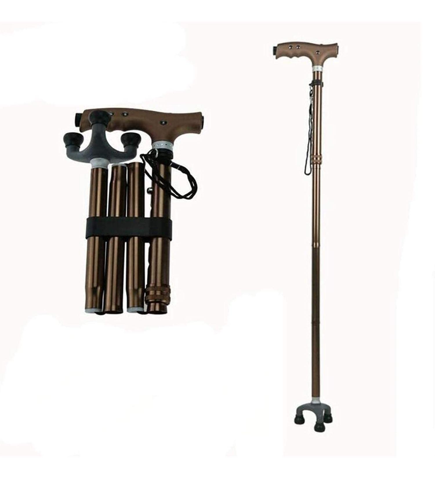 Thickening Aluminum Cane Practice 75 97 cm for Elderly Folding Ultra-Lightweight Wands Interesting - Buy Online on GoSupps.com