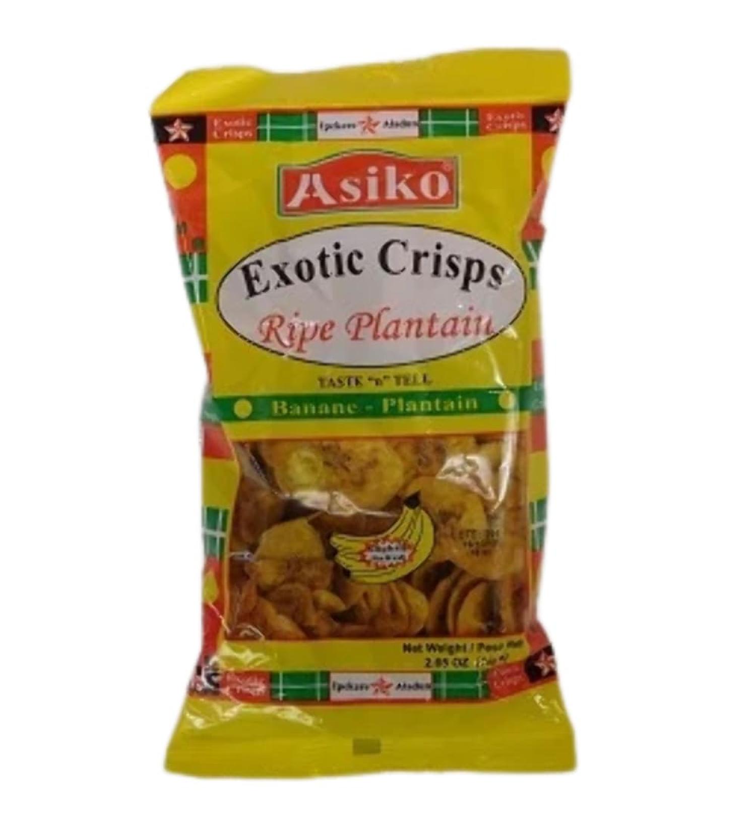Exotic Plantain Chips Salted 75g-Fd