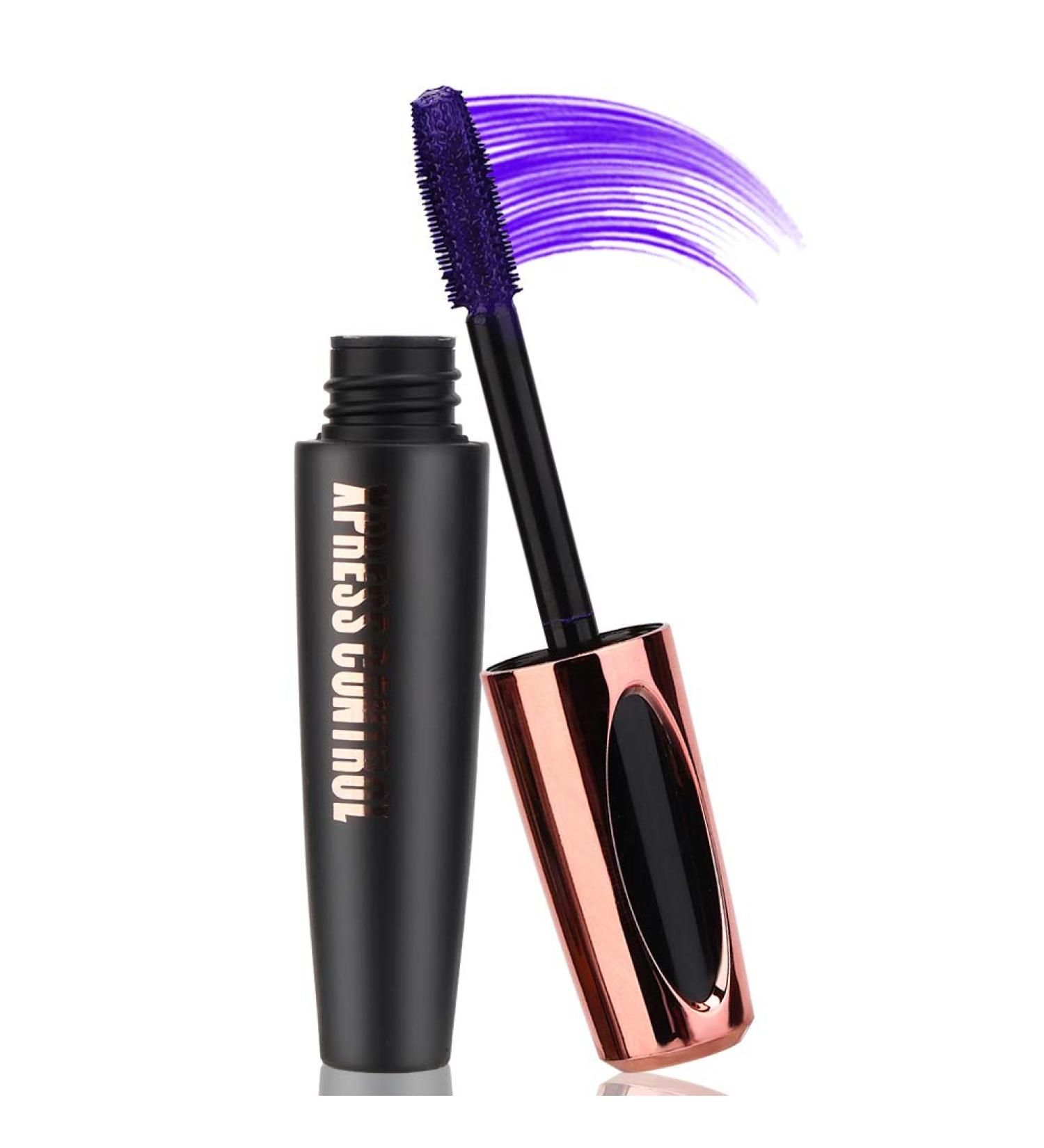 Mascara Imperm able Mascara Allongeant paississant Mascara Volumateur et Allongeant Cils Plus pais Tenue Toute la Journ e(Violet) - Buy Online on GoSupps.com