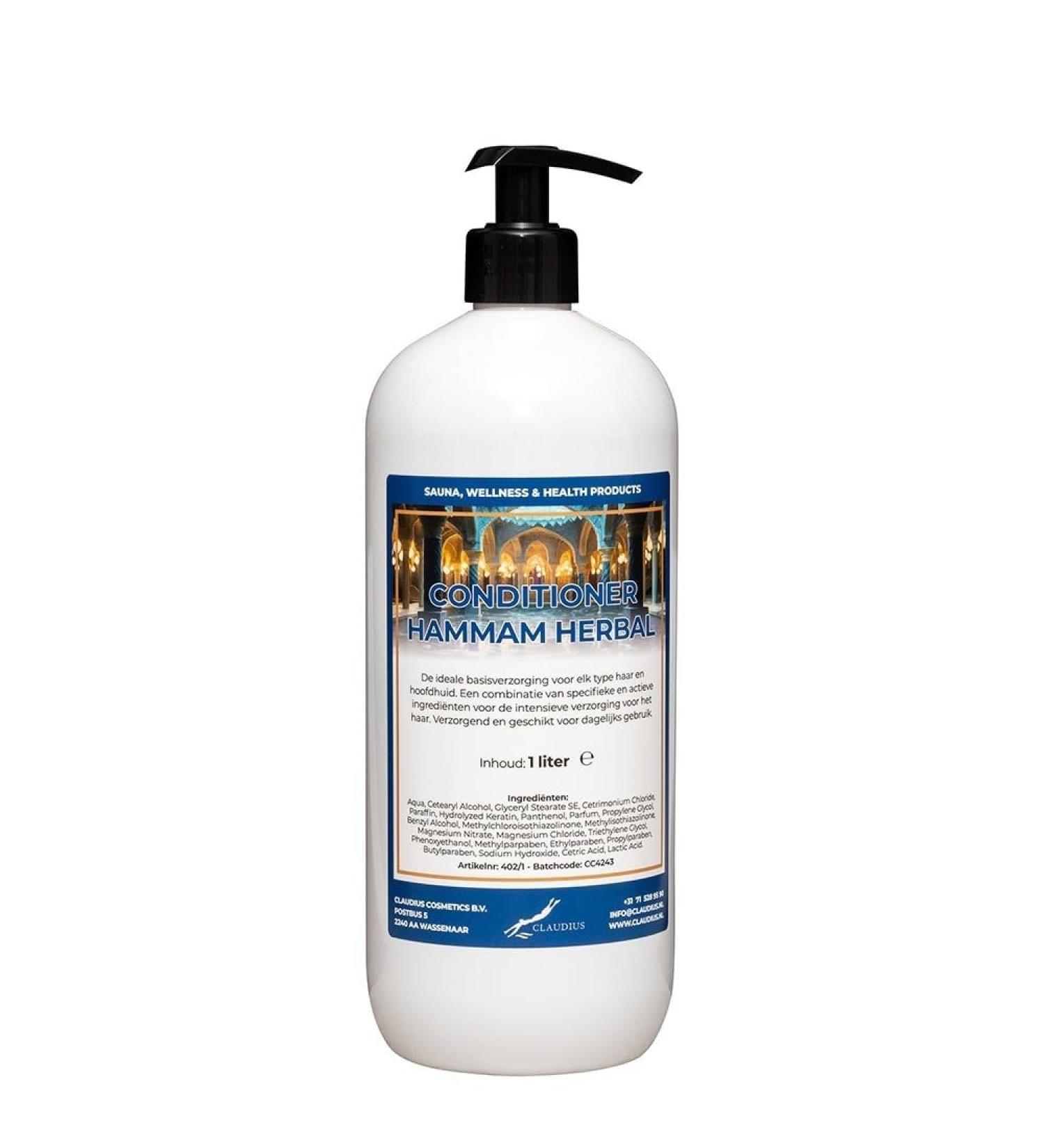 Claudius Herbal Hammam Air Conditioner 1 Litre with Black Pump