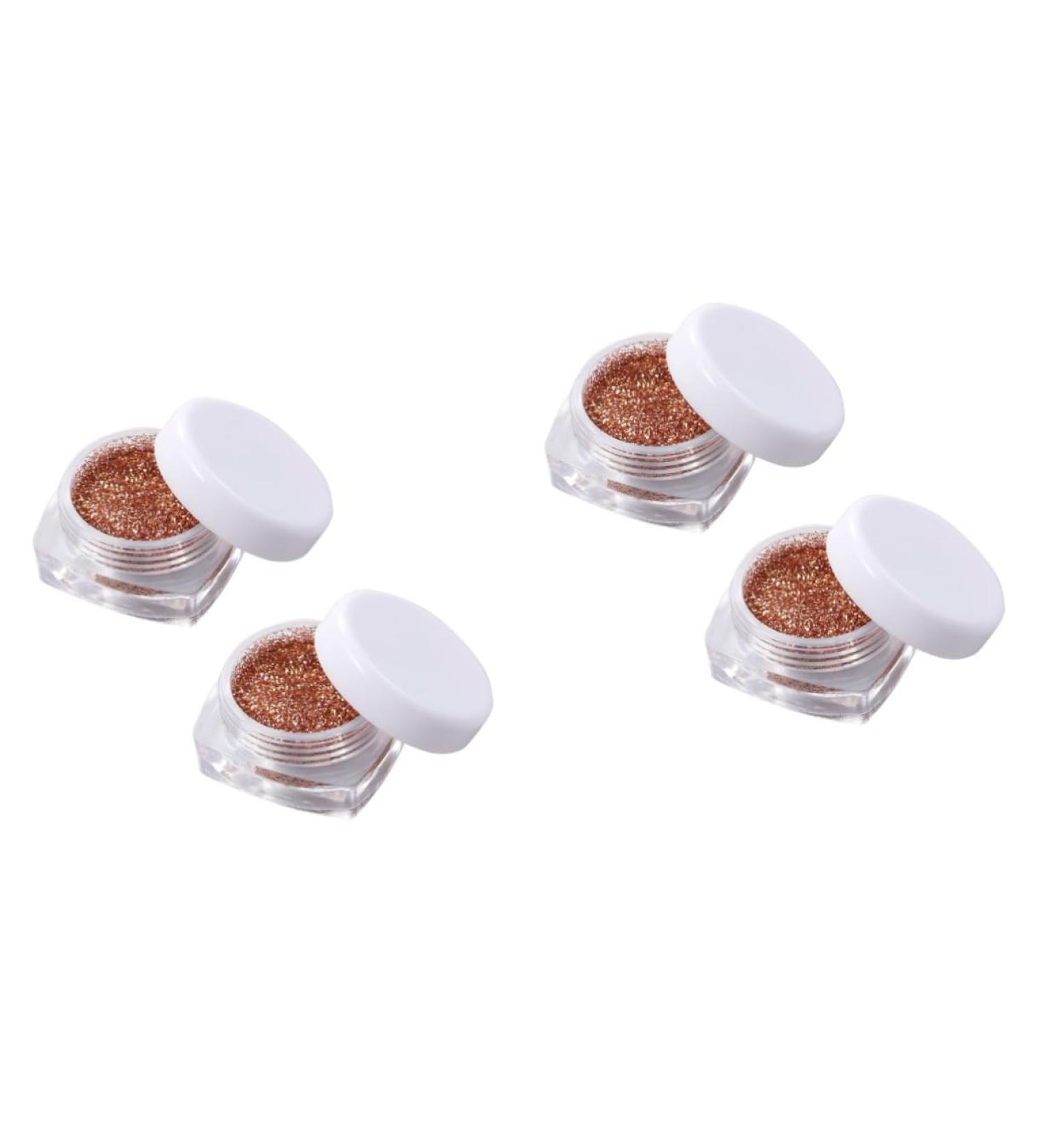 FRCOLOR 4 Pcs Shimmer Eyeshadow Glitter Eye Shadow Loose Pigment Eyeshadow Set Glitter Powder Manicure 1 count (Pack of 1) Goldenx2pcs - Buy Online on GoSupps.com