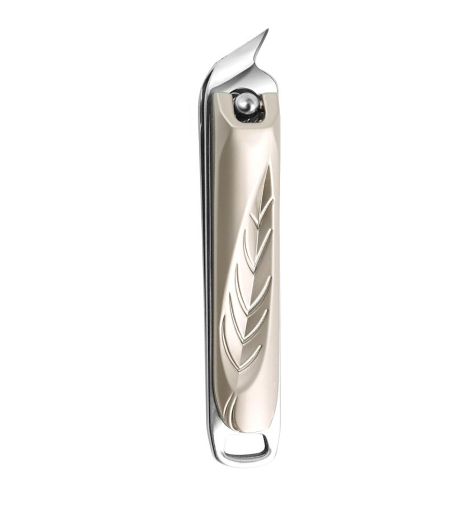 CHJHJKG Nail Clippers (Beauty) Slanted Tip Slanted Nail Clippers Cutter Oblique Cuticle Scissors Trimmer Remover with File Manicure Tool(Gold) - Buy Online on GoSupps.com