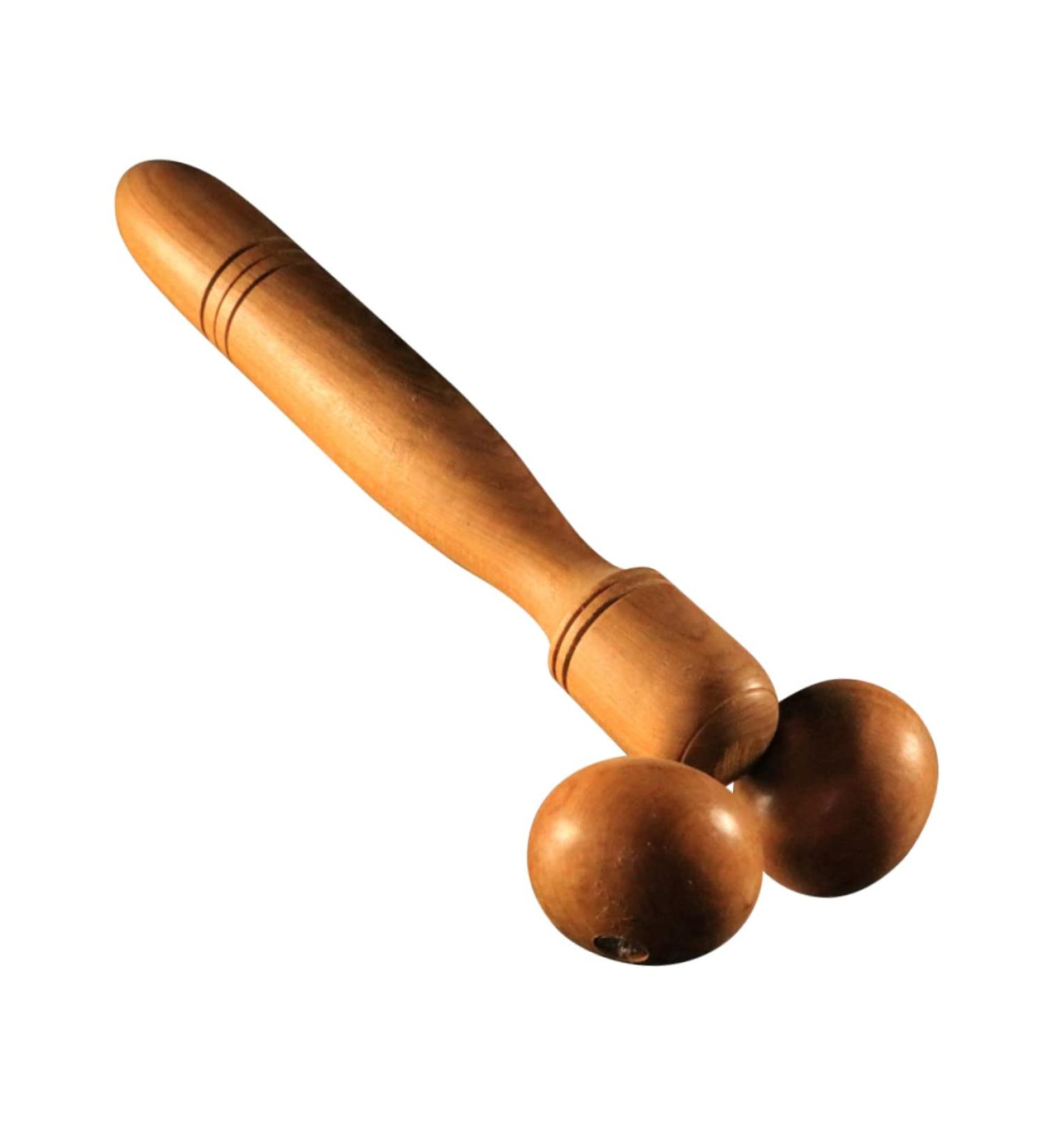 Marmerdo 3D Massage Roller & Eye Massage Devices Wooden Yoga Facial & Foot Massager for Ultimate Relaxation - Buy Online on GoSupps.com