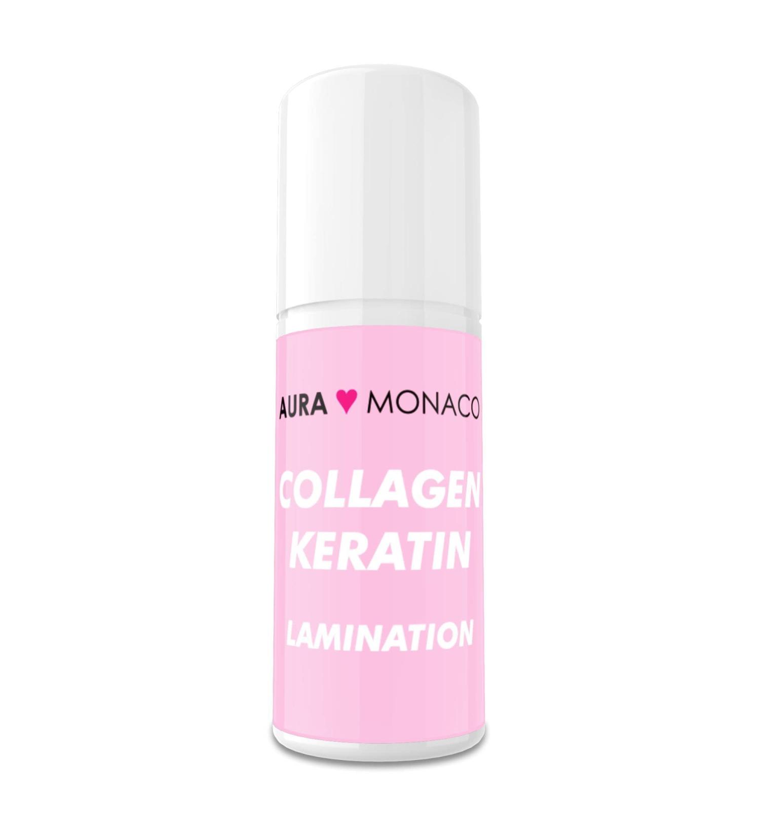 Aura Monaco Keratin Lash & Brow Lamination 5ml Pump - Eyelash & Eyebrow Lifting Serum for Enhanced Care - Boost & Strengthen with Collagen - Buy Online on GoSupps.com