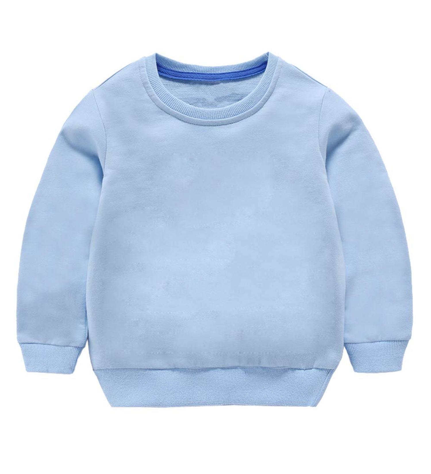 Taigood Boys Cotton Sweatshirt Long Sleeve T-Shirt | Ages 1-7 | Light Blue - Buy Online on GoSupps.com