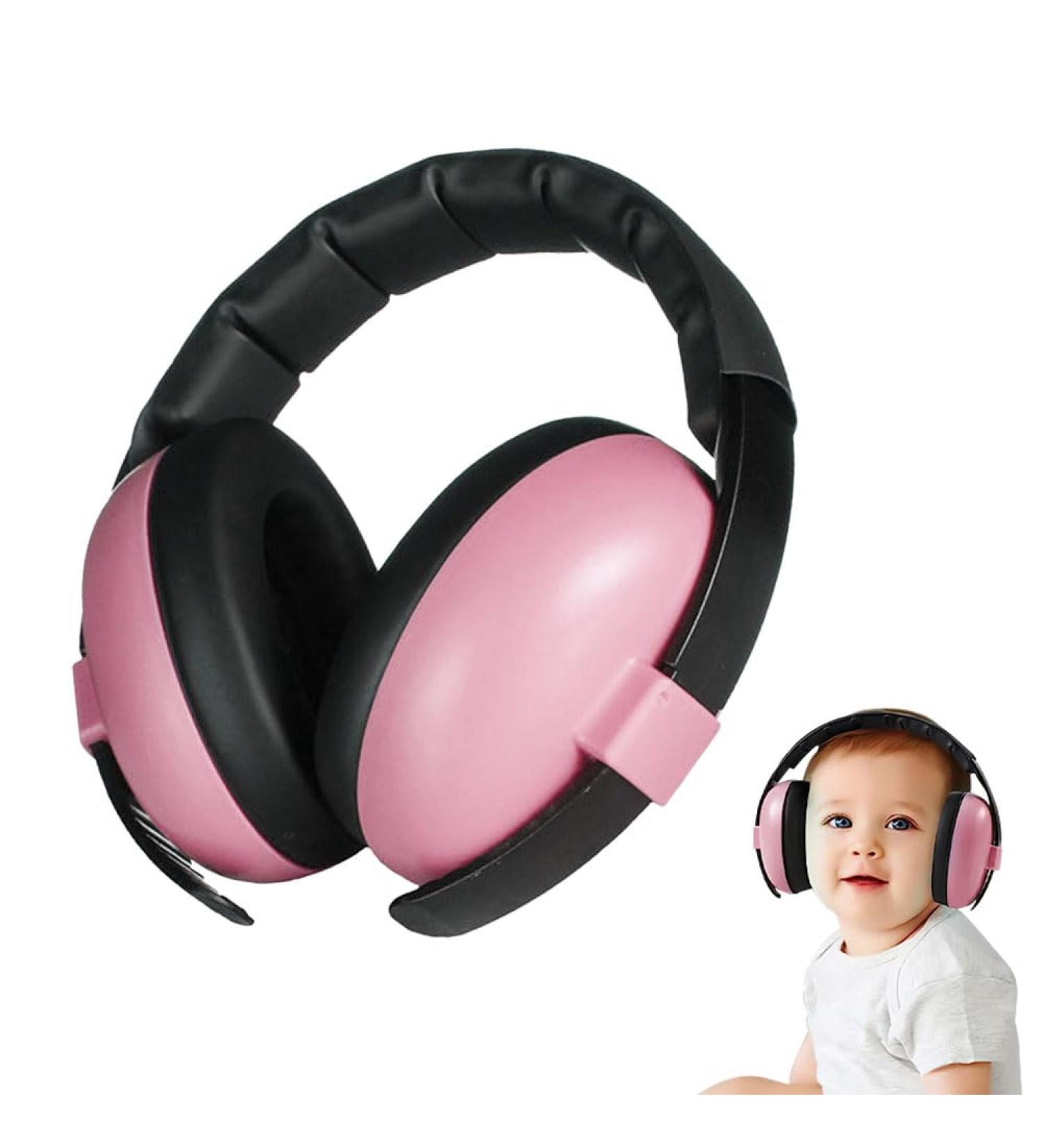 Lufeis Baby Hearing Protection Headphones | Noise Protection for Babies 3 Months to 2 Years | Pink Ear Protectors & Headphones for Children - Buy Online on GoSupps.com