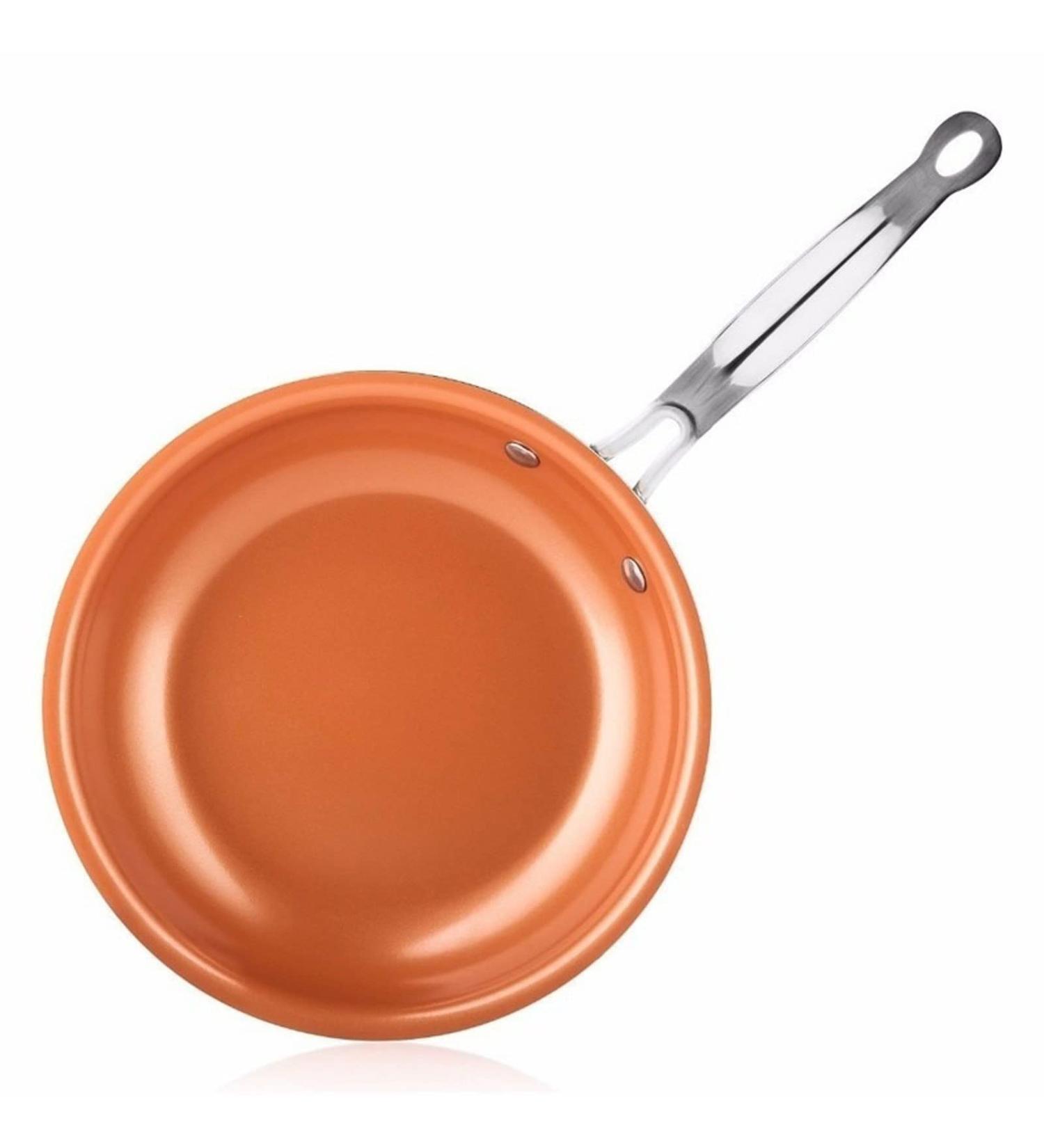 WIPPWER Saucepan 8/10/12 Inch Skillet Frying Pan with Ceramic Coating Induction Cooking Frying Pan Oven Dishwasher Safe Saucepan Wok (Color : 12 Inches) - Buy Online on GoSupps.com