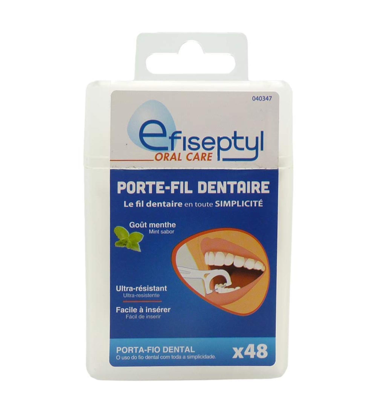 Buy Efiseptyl Dental Floss - Extra Strong 48 Pieces | Best International Shipping - Buy Online on GoSupps.com