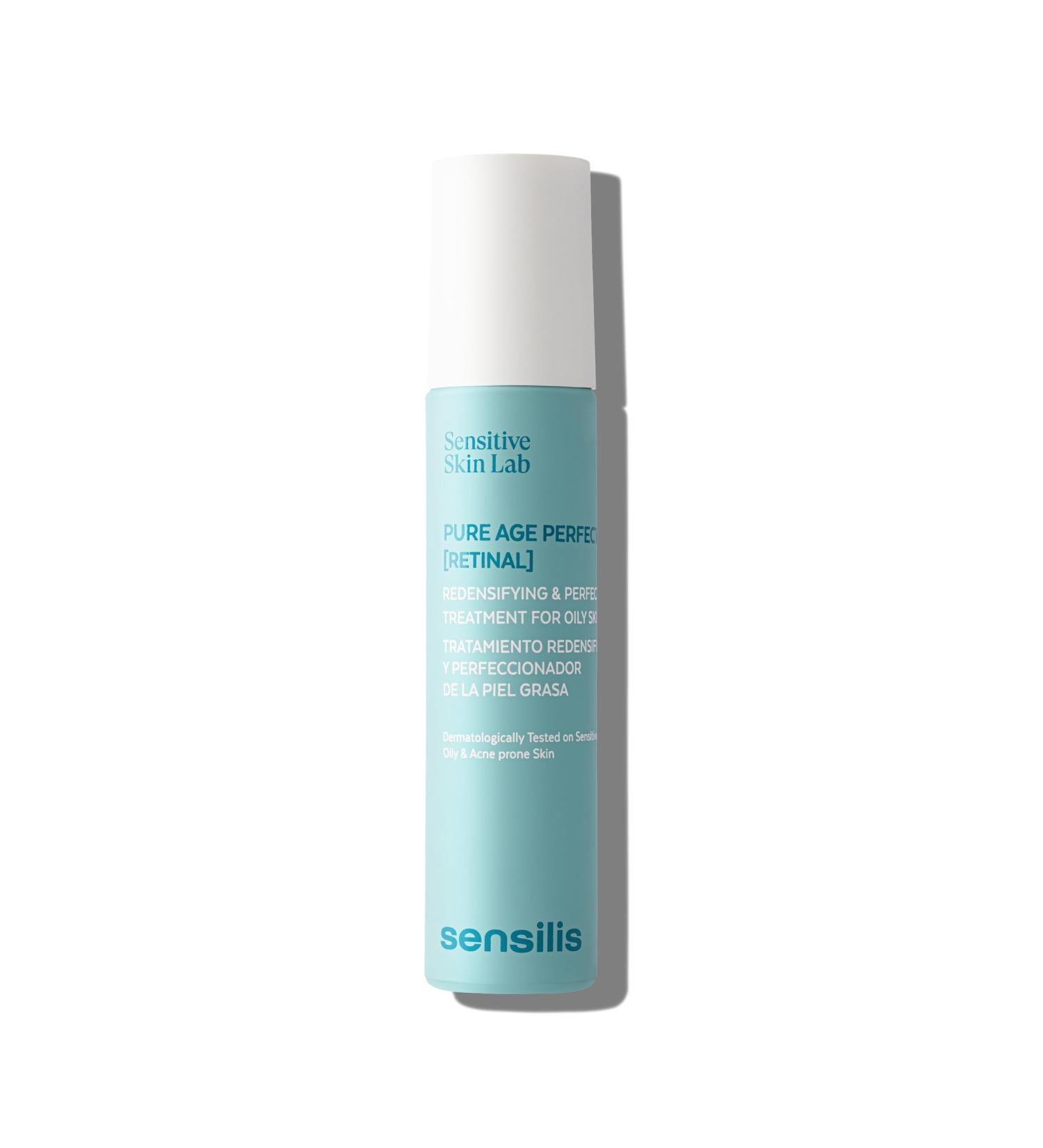 Sensilis - Pure Age Perfection Retinal S rum Oil Free Redensifiant et Perfecteur avec Silicium Organique et Pr biotiques Renouvelle et Raffermit Peaux Sensibles Grasses ou Acn iques - 50 ml - Buy Online on GoSupps.com