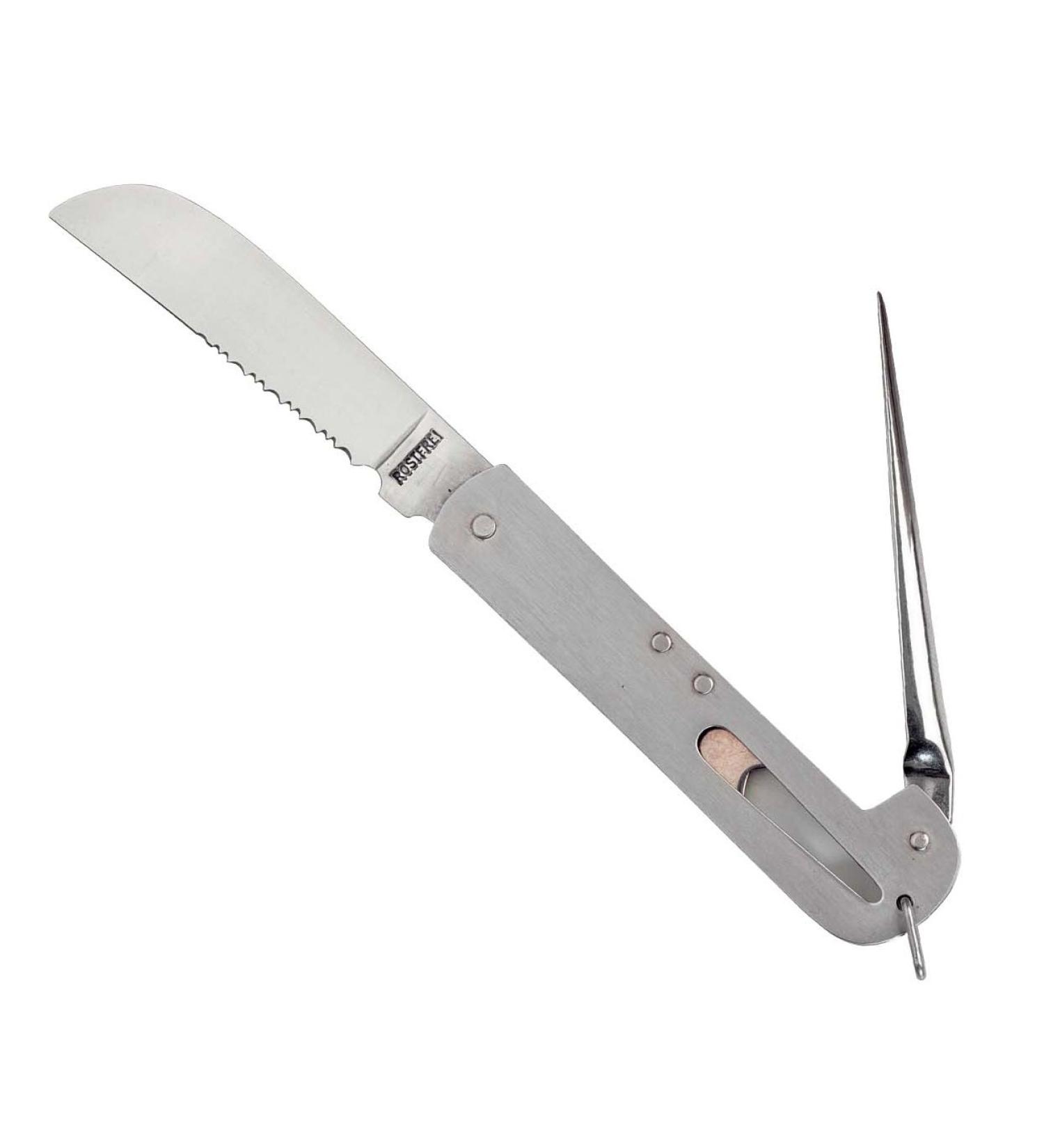 AUSONIA - 26078 SAILOR'S KNIFE WITH STAINLESS STEEL BLADE AND LOOP 19.5 CM