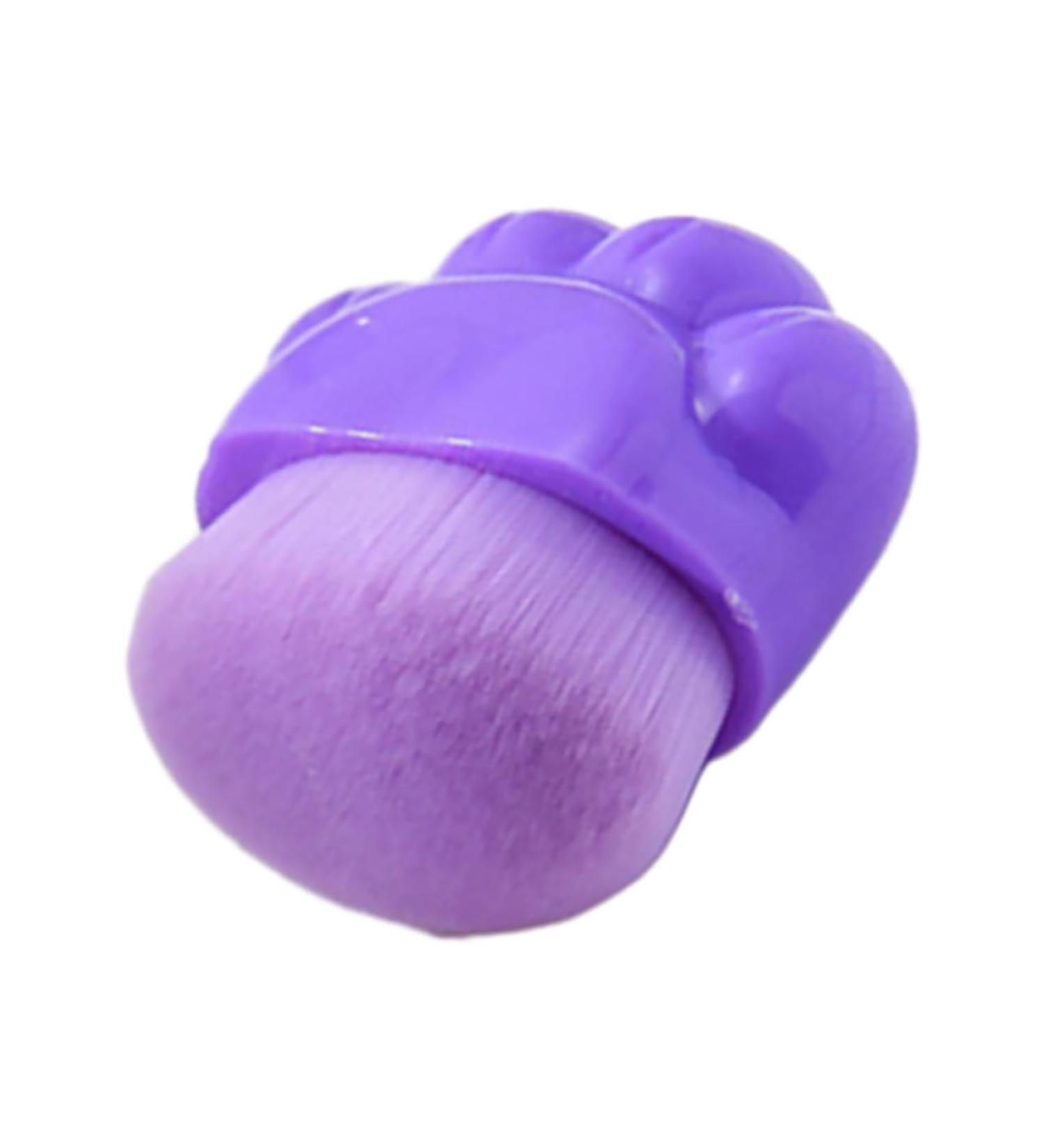 Didiseaon Portable Foundation Brush Artificial Fiber Purple Plastic Brush for Blush Brush Foundation Brush - Buy Online on GoSupps.com
