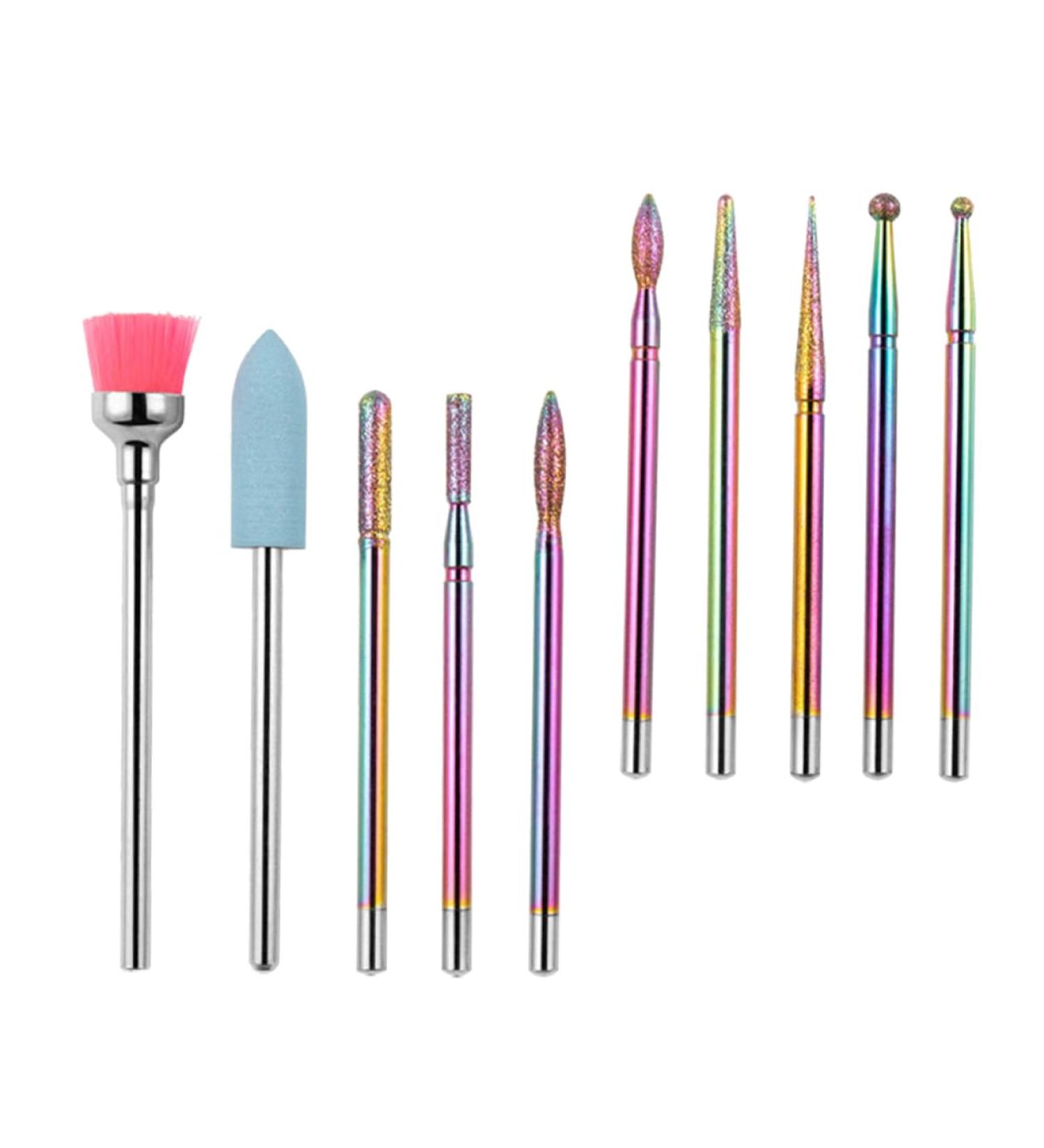 Housoutil 1 Set Nail Polisher Electric Tool Kit Cuticle Remover Professional Nail Kit Manicure Tool Nail Art Grinding Tool Keychain Comb Tungsten Steel Nail - Buy Online on GoSupps.com