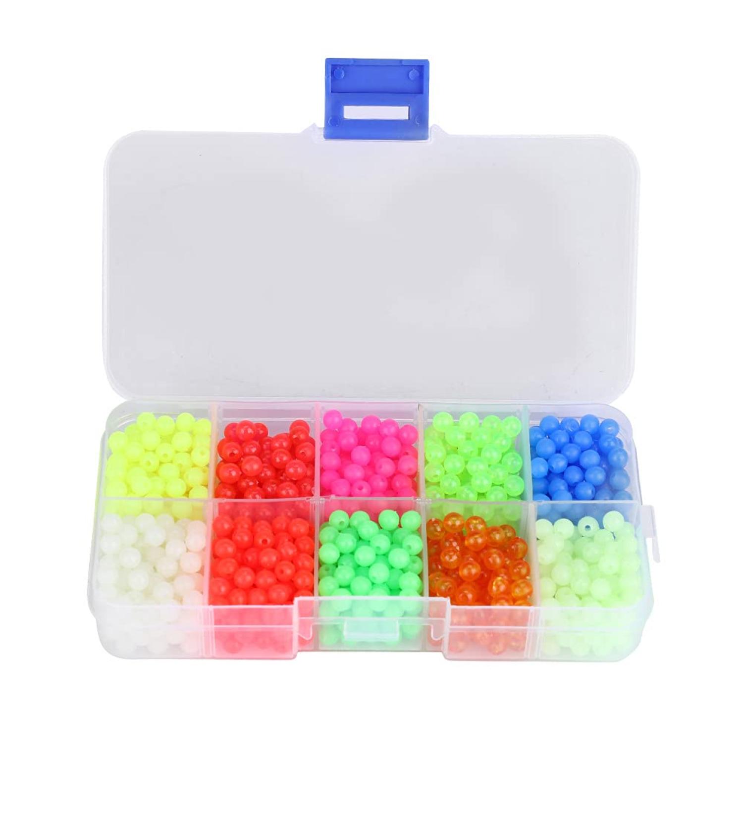 Akozone Fishing Pearls - 1000PCS Colorful Round Plastic Beads for Enhanced Fishing | Outdoor Fish Attractants - Buy Online on GoSupps.com