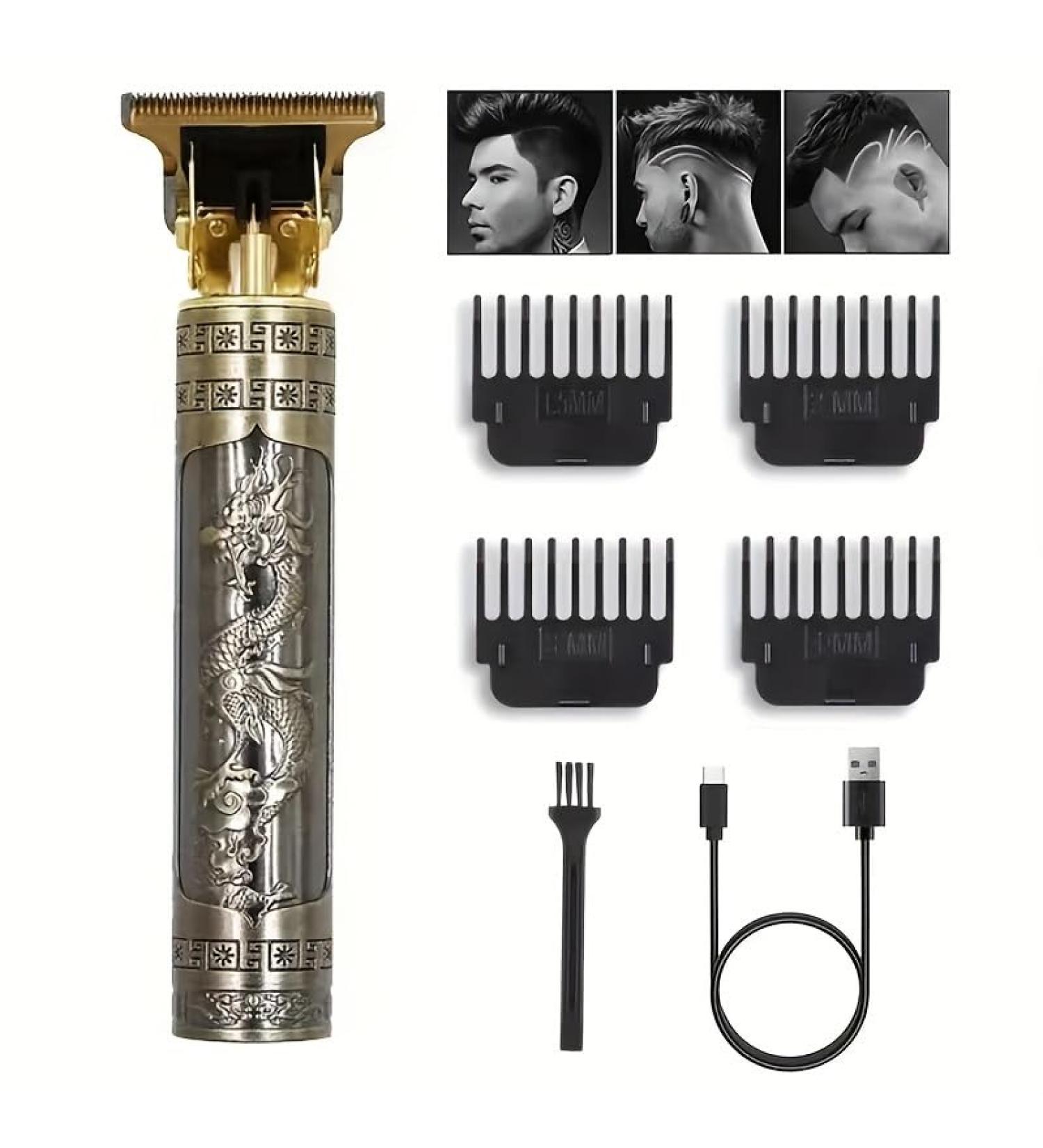 Precision Beard & Hair Clipper - Cordless USB Rechargeable Long-Lasting Battery & T-Blade for Ultimate Grooming | International Shipping Available - Buy Online on GoSupps.com