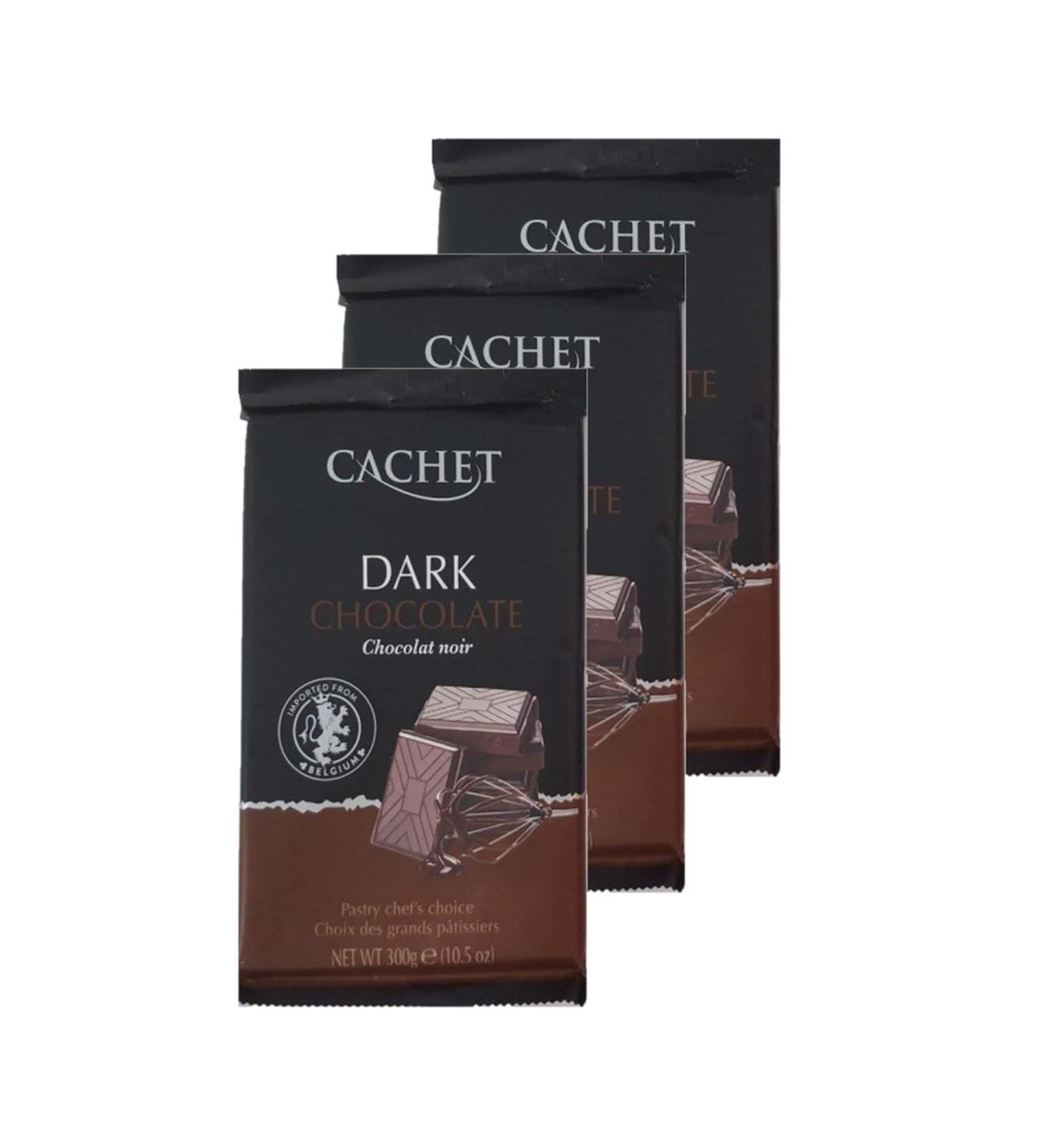 Lot 3x Dark chocolate dessert - 300g bar