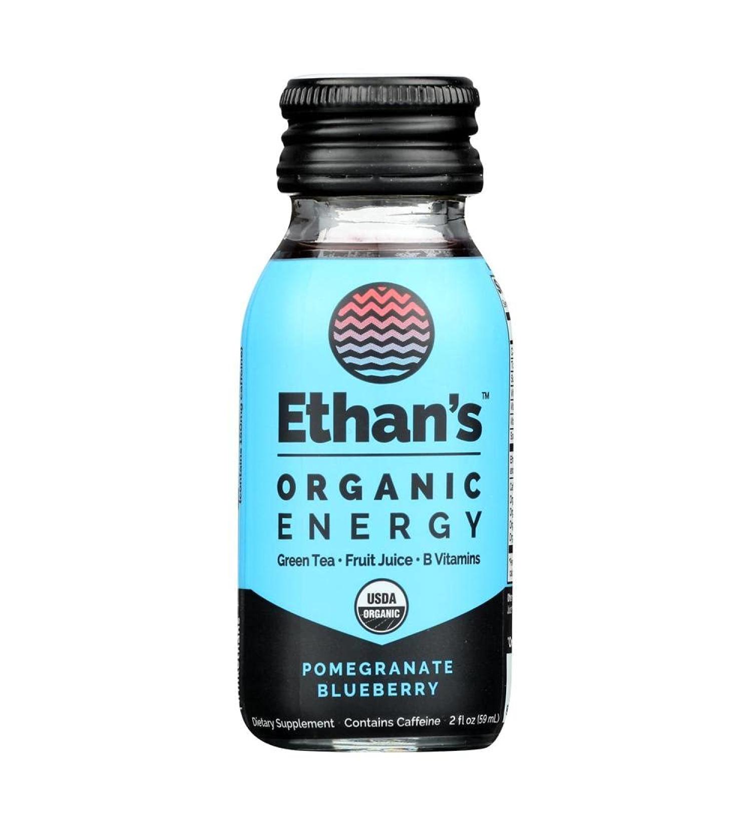 ETHANS Organic Pomegranate Blueberry Energy Shot 2 FZ