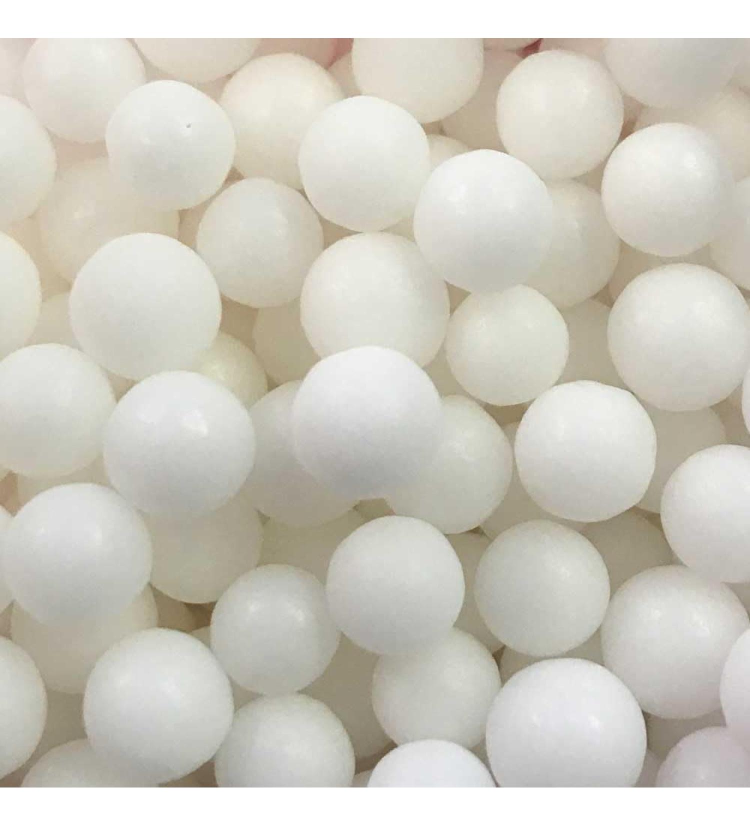 Pure White Jumbo Christmas Cake Topper Sprinkles - 7mm Pearls - 30g Edible Matt Cupcake Decorations - Buy Online on GoSupps.com